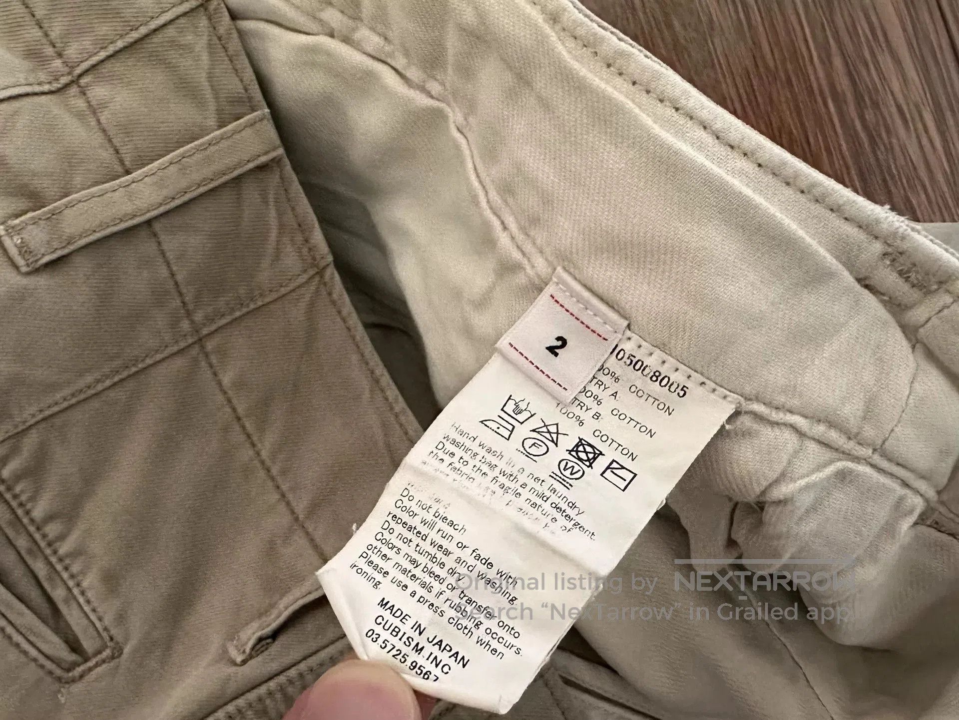 Visvim VISVIM Chino Shorts in Beige. Size US 28 / EU 44 - 3 Thumbnail