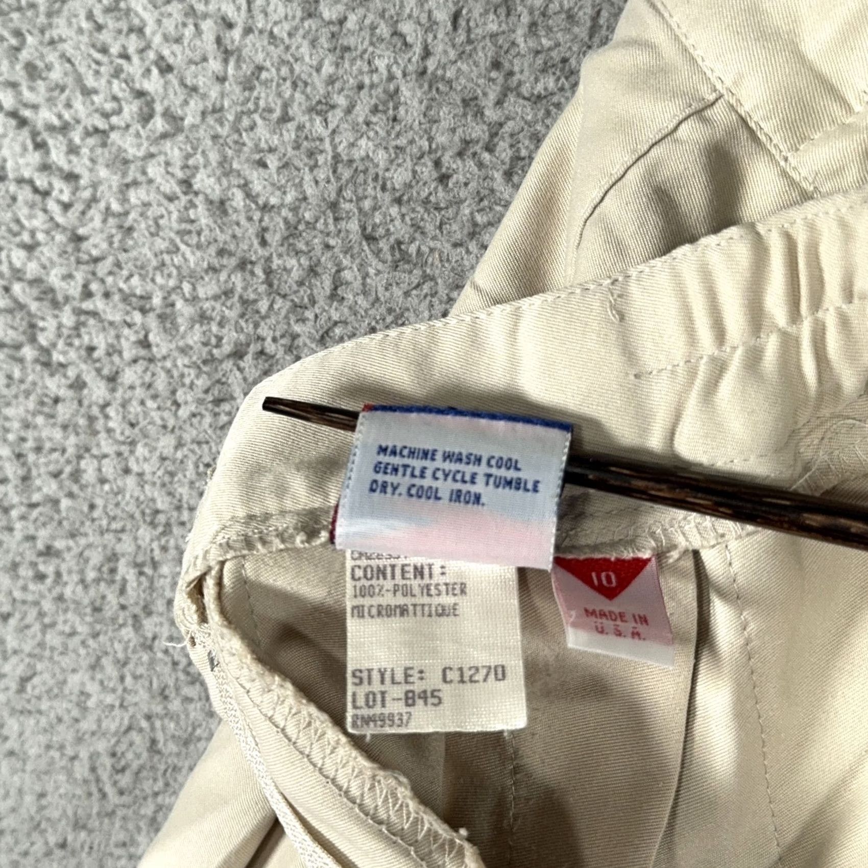 Vintage VINTAGE Tail Skirt Womens 10 Beige Pleated Tennis Golf Microtique Made USA Female Size 32" / US 10 / IT 46 - 5 Thumbnail