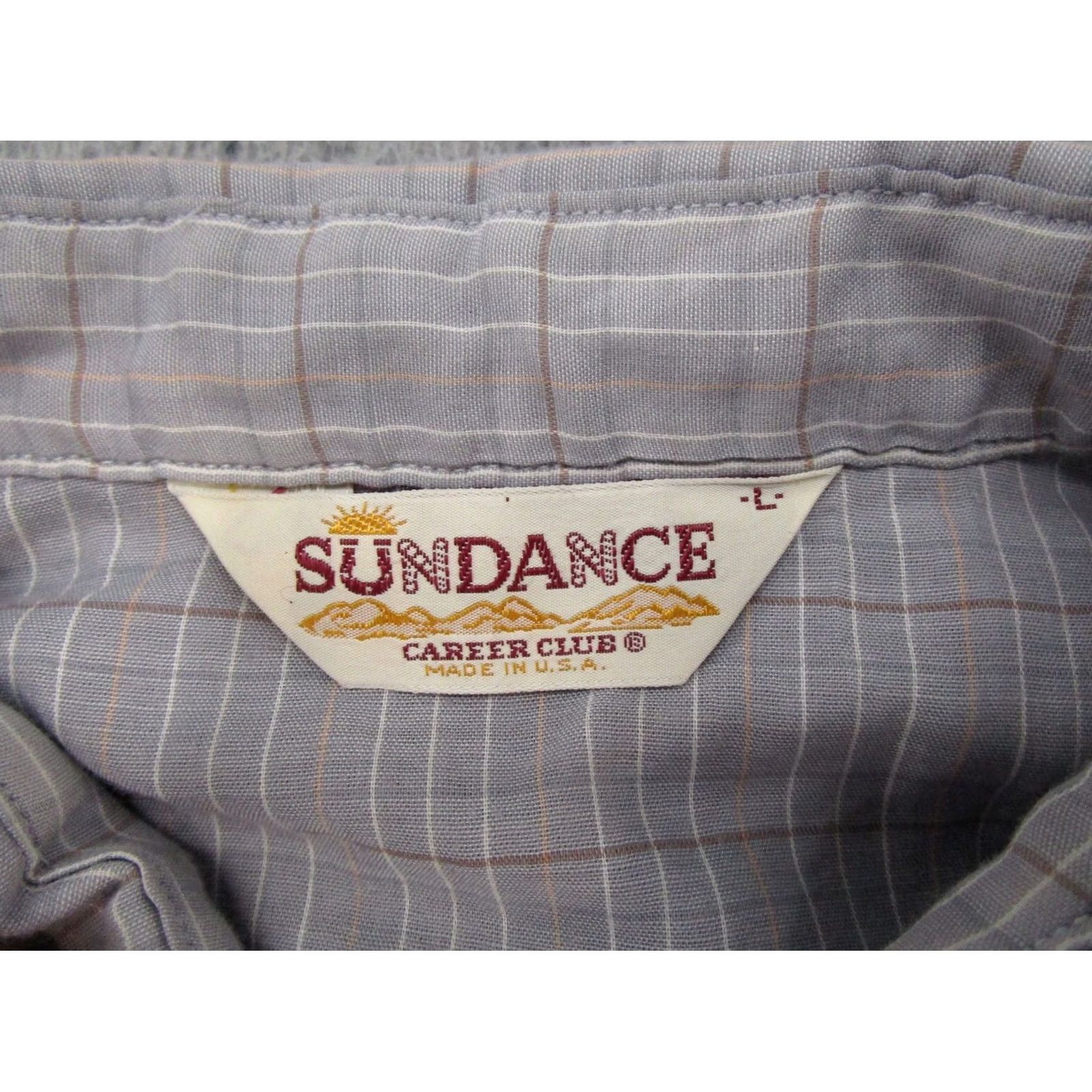 Vintage VINTAGE Sundance Career Club Pearl Snap Short Sleeve Shirt L Blue Cowboy USA Mens Size US L / EU 52-54 / 3 - 2 Thumbnail