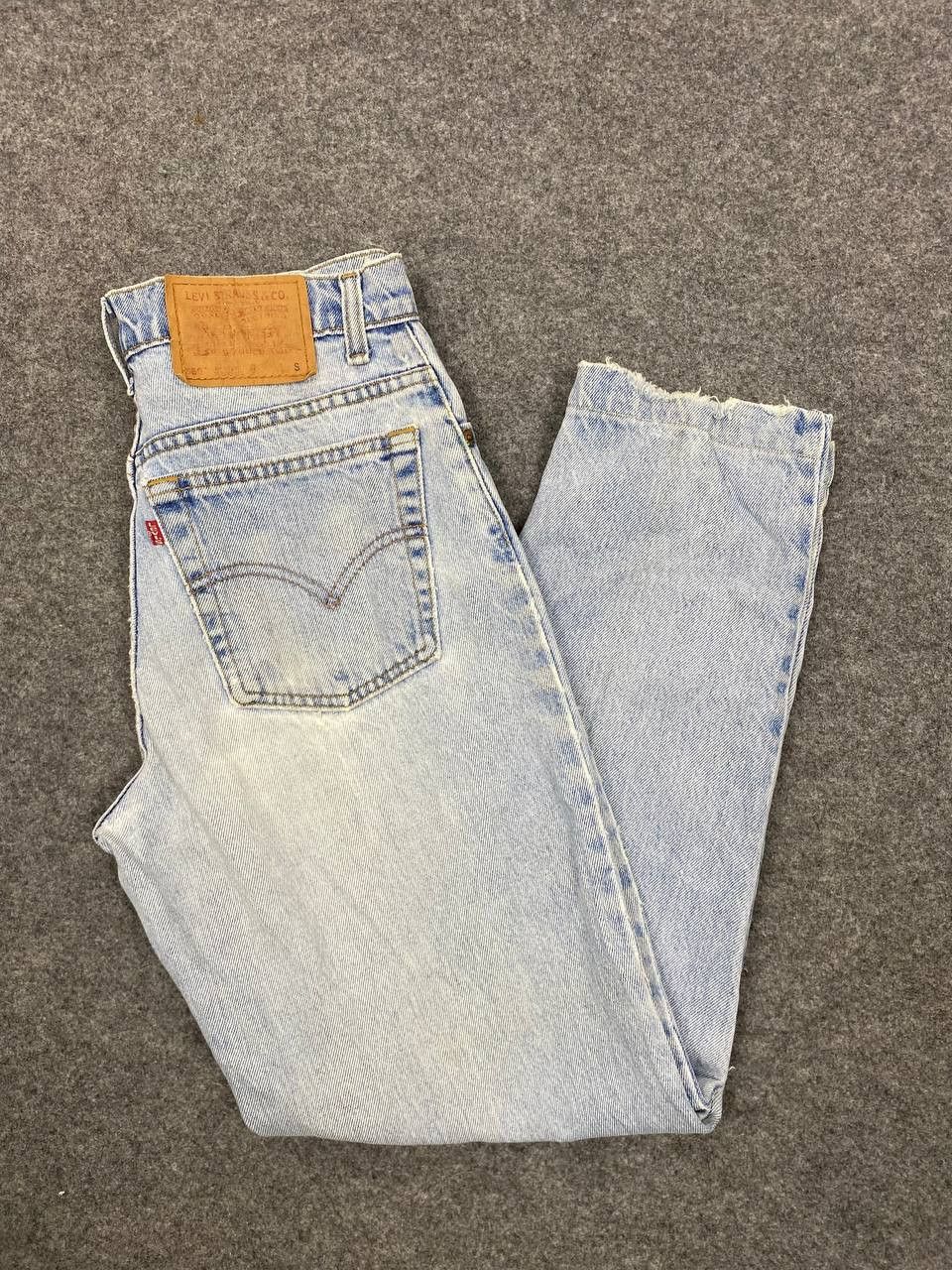 Levi's vintage levis 550 distressed denim nice design Size US 30 / EU 46 - 2 Thumbnail