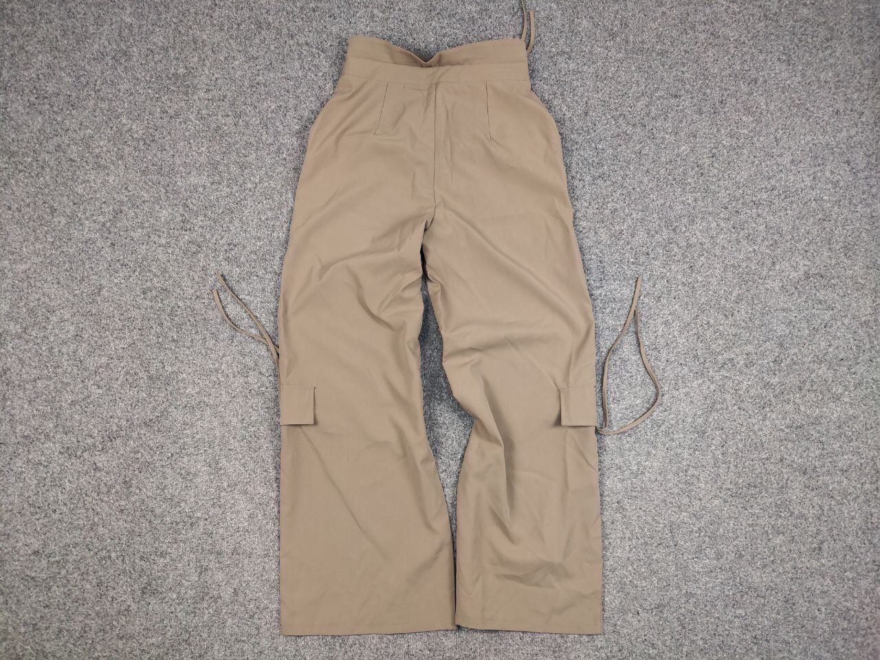 Japanese Brand Vintage 90's Japan Style Baggy Beige Womens Cargo Pants Size 28" / US 6 / IT 42 - 14 Thumbnail