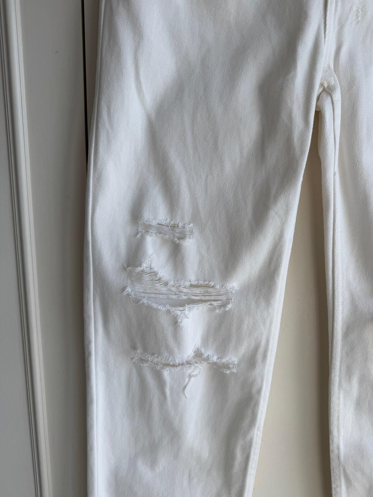 Ksubi new ksubi womens denim jeans brooklyn blanc sliced white 25 Size 25" / US 0 / IT 36 - 5 Thumbnail
