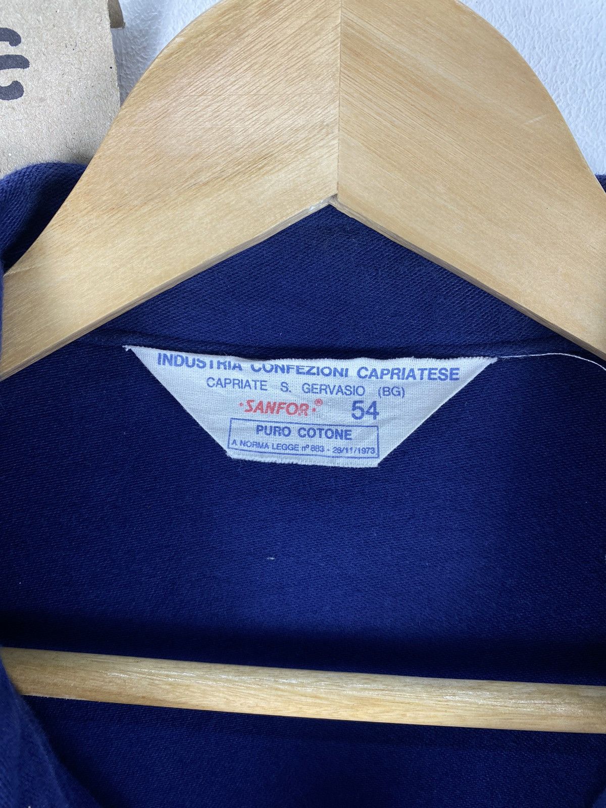 Le Laboureur Vintage 70’s Sanfor Europe Work Jacket Indigo Size US L / EU 52-54 / 3 - 12 Thumbnail