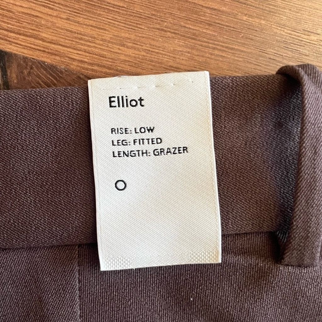 Aritzia NWT Babaton Elliot Pants – “Charred” (Aritzia) 🖤 Size 25" / US 0 / IT 36 - 8 Thumbnail