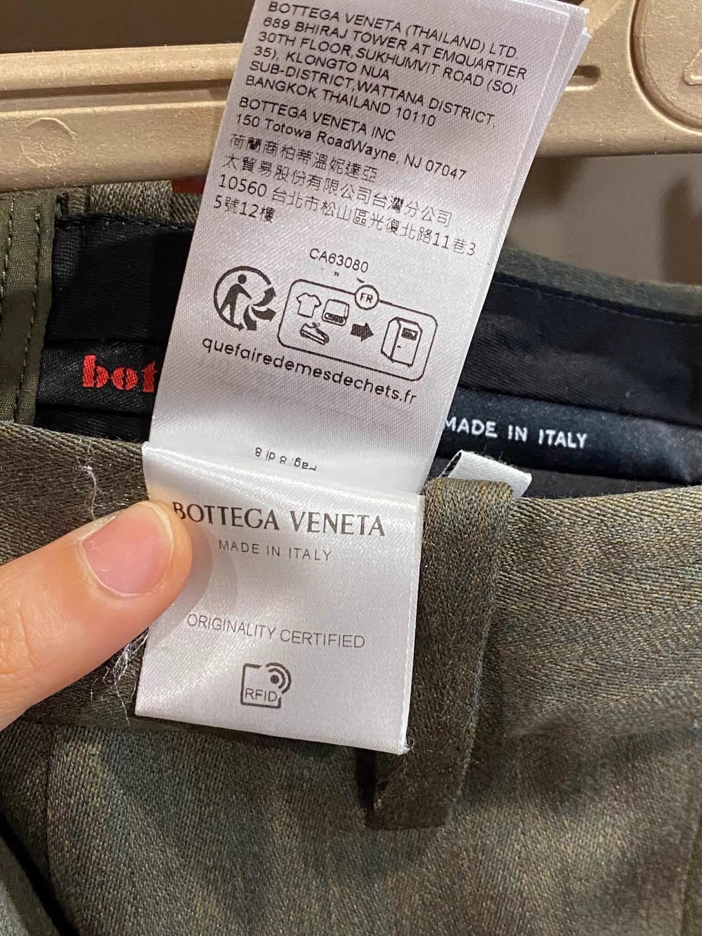 Bottega Veneta Bottega Veneta new irregular wool chinos 36 Size 25" / US 0 / IT 36 - 5 Thumbnail