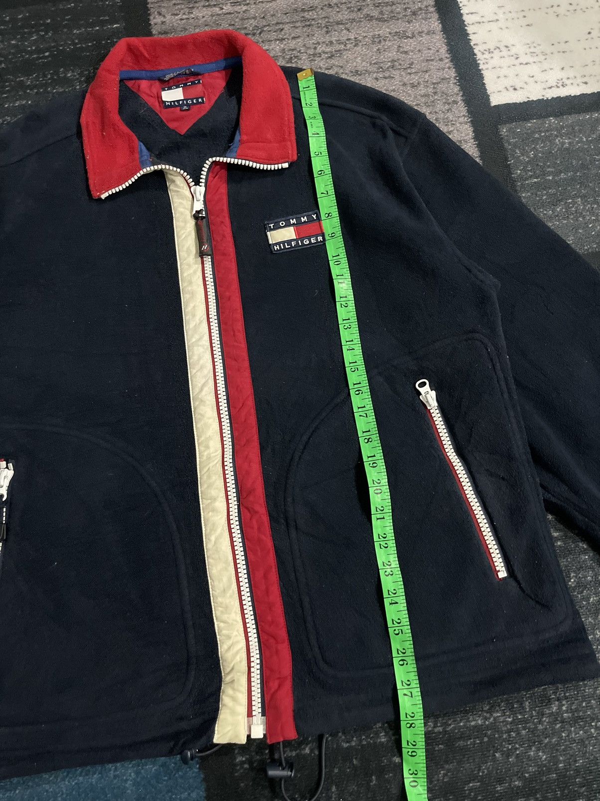 Tommy Hilfiger Vintage Tommy Hilfiger Fleece Jacket Size US XL / EU 56 / 4 - 16 Thumbnail