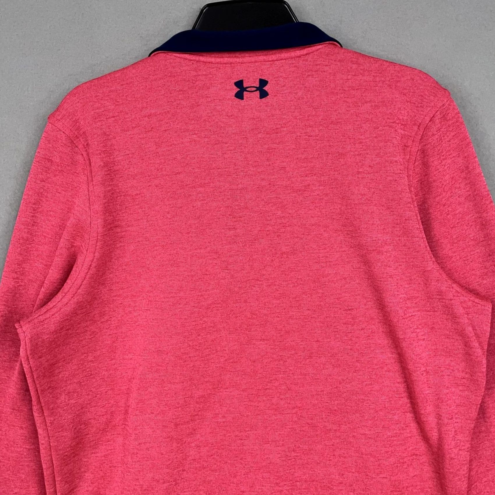 Under Armour Under Armour Pullover Mens Medium Pink Quarter Zip Golf Sweatshirt Logo Size US M / EU 48-50 / 2 - 6 Thumbnail