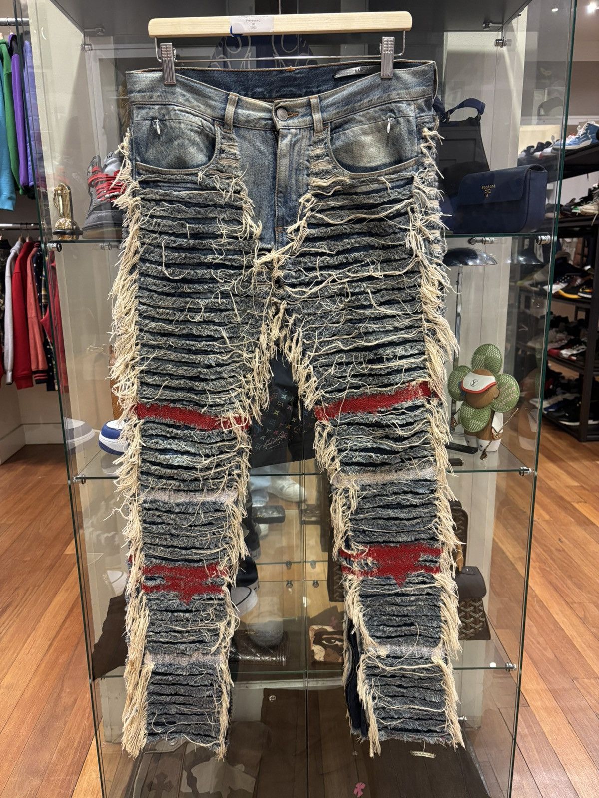1017 ALYX 9SM 1017 Alyx 9sm X Blackmeans Salvaged Denim Jeans Size US 30 / EU 46 - 1 Thumbnail