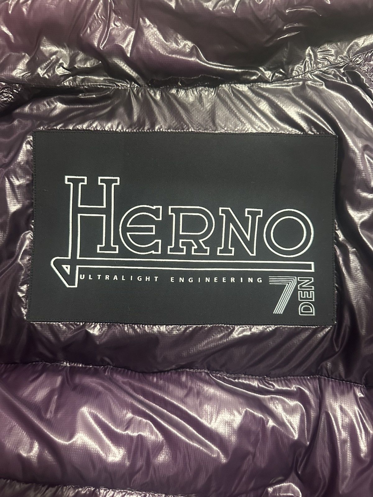 Herno Purple Down Vest Size US XL / EU 56 / 4 - 3 Thumbnail