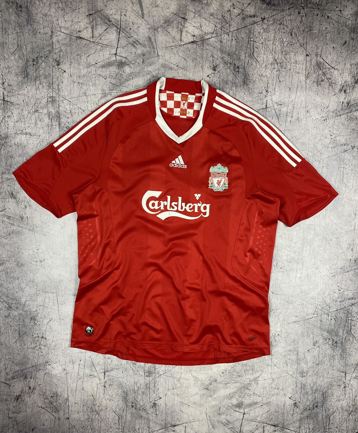 Adidas × Vintage Vintage Adidas Liverpool Soccer Jersey Size US XL / EU 56 / 4 - 2 Thumbnail