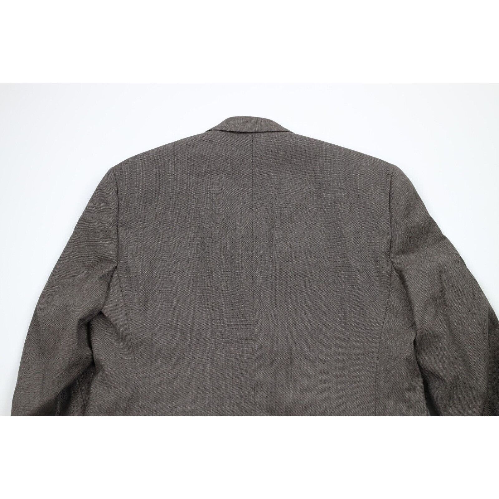 Calvin Klein Calvin Klein Wool 2 Piece Wedding Suit Brown Size 44R - 9 Thumbnail