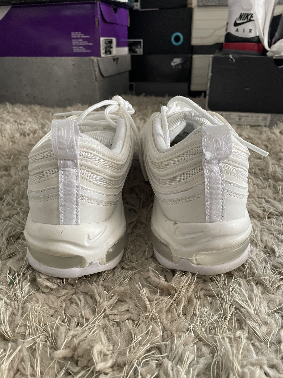 Nike Nike Air Max 97 Triple White Size US 11 / EU 44 - 6 Thumbnail