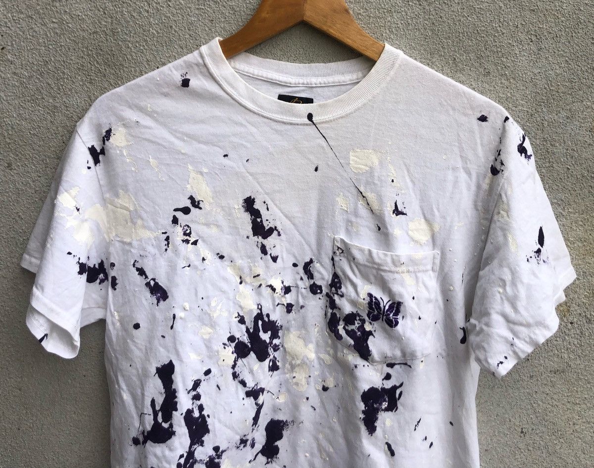 Needles × Nepenthes 🔆 Needles Embroidery Butterfly Panted T- Shirt Size US M / EU 48-50 / 2 - 3 Thumbnail