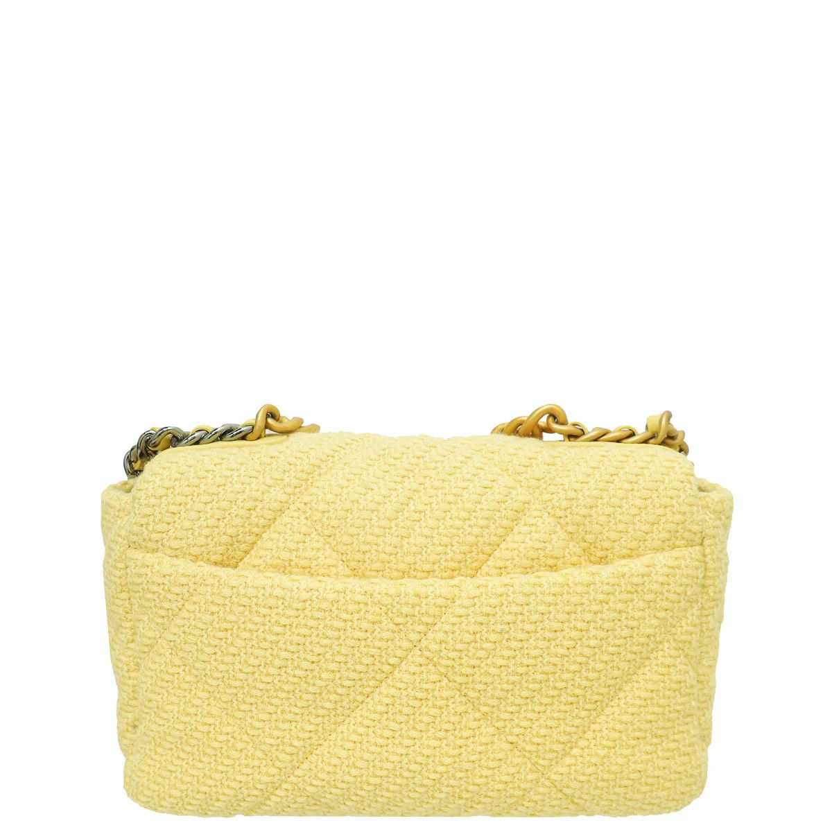 Chanel o1tko10125 Size: OS / Tweed Flap Bag in Light Yellow Size ONE SIZE - 2 Thumbnail