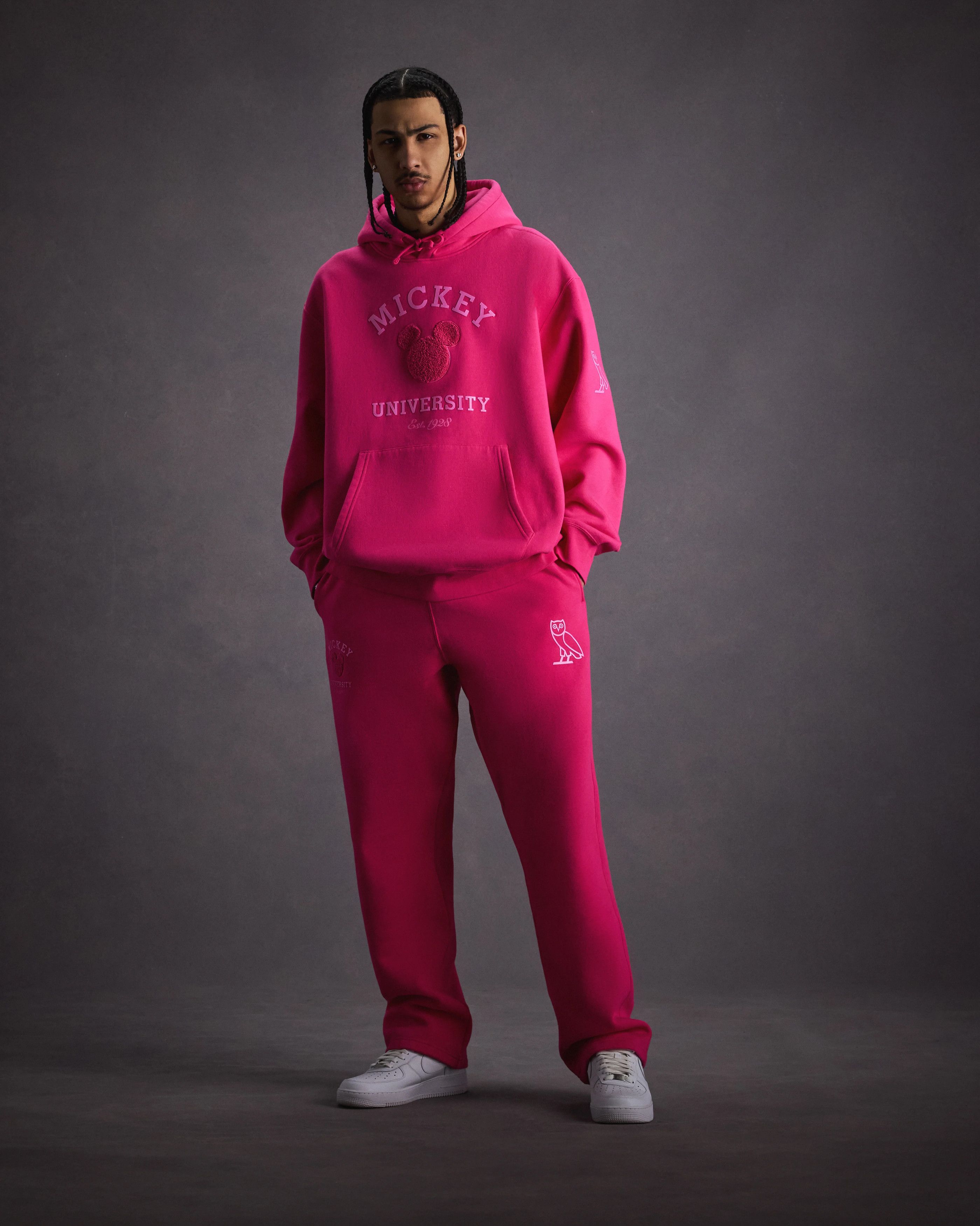 Disney OVO x DISNEY MICKEY MOUSE VALENTINE'S COLLEGIATE HOODIE Size US XXL / EU 58 / 5 - 3 Thumbnail