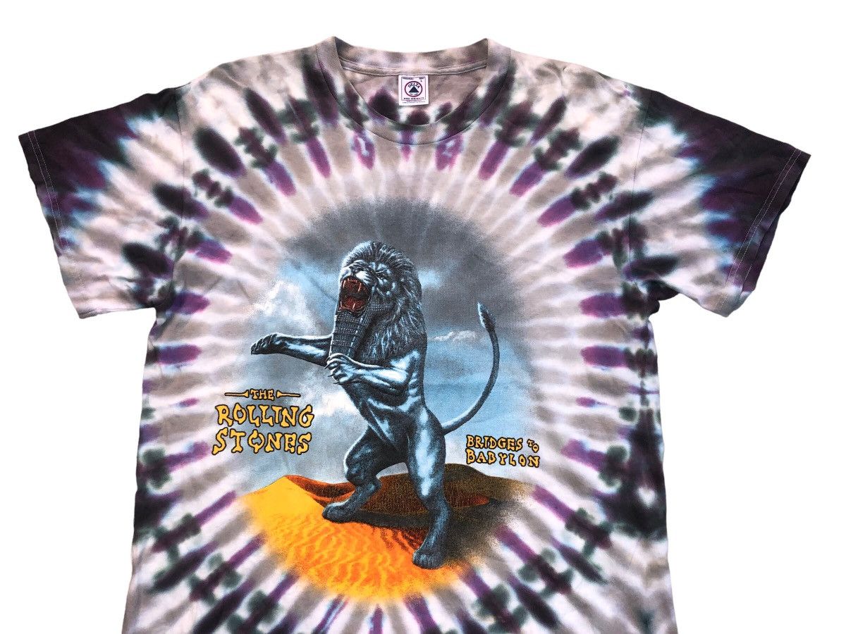 Band Tees 🔥Vtg THE ROLLING STONES 'Bridges To Babylon' 97/98 T-Shirt Size US L / EU 52-54 / 3 - 3 Thumbnail