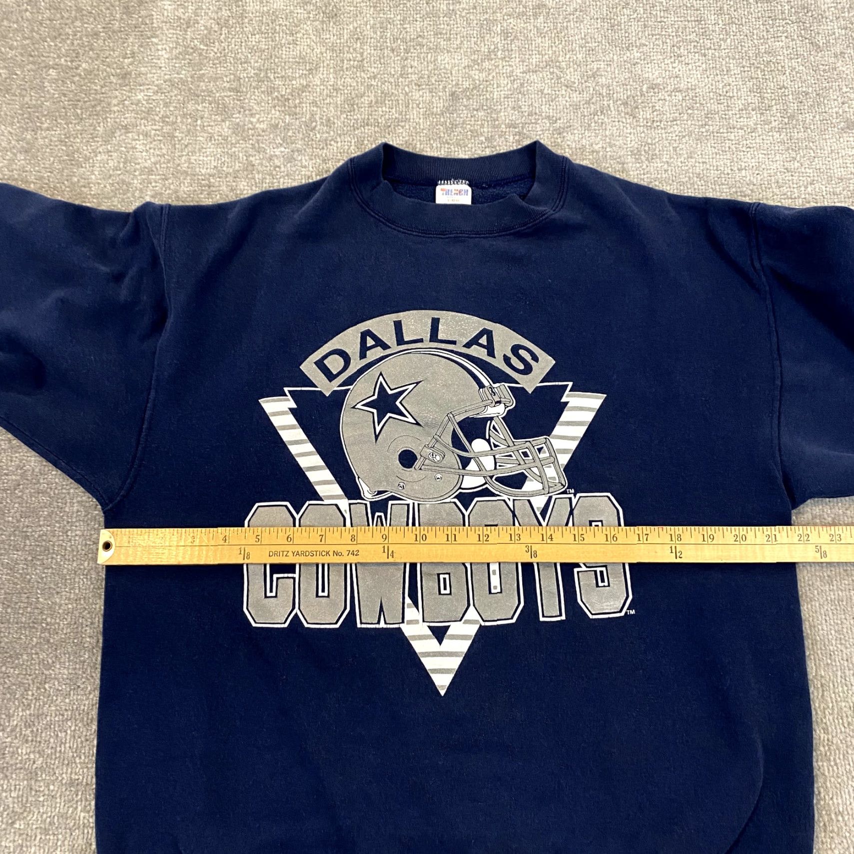 Vintage VINTAGE Dallas Cowboys Sweatshirt Womens Large Blue Football Crewneck Pullover 90s VTG Size L / US 10 / IT 46 - 5 Thumbnail