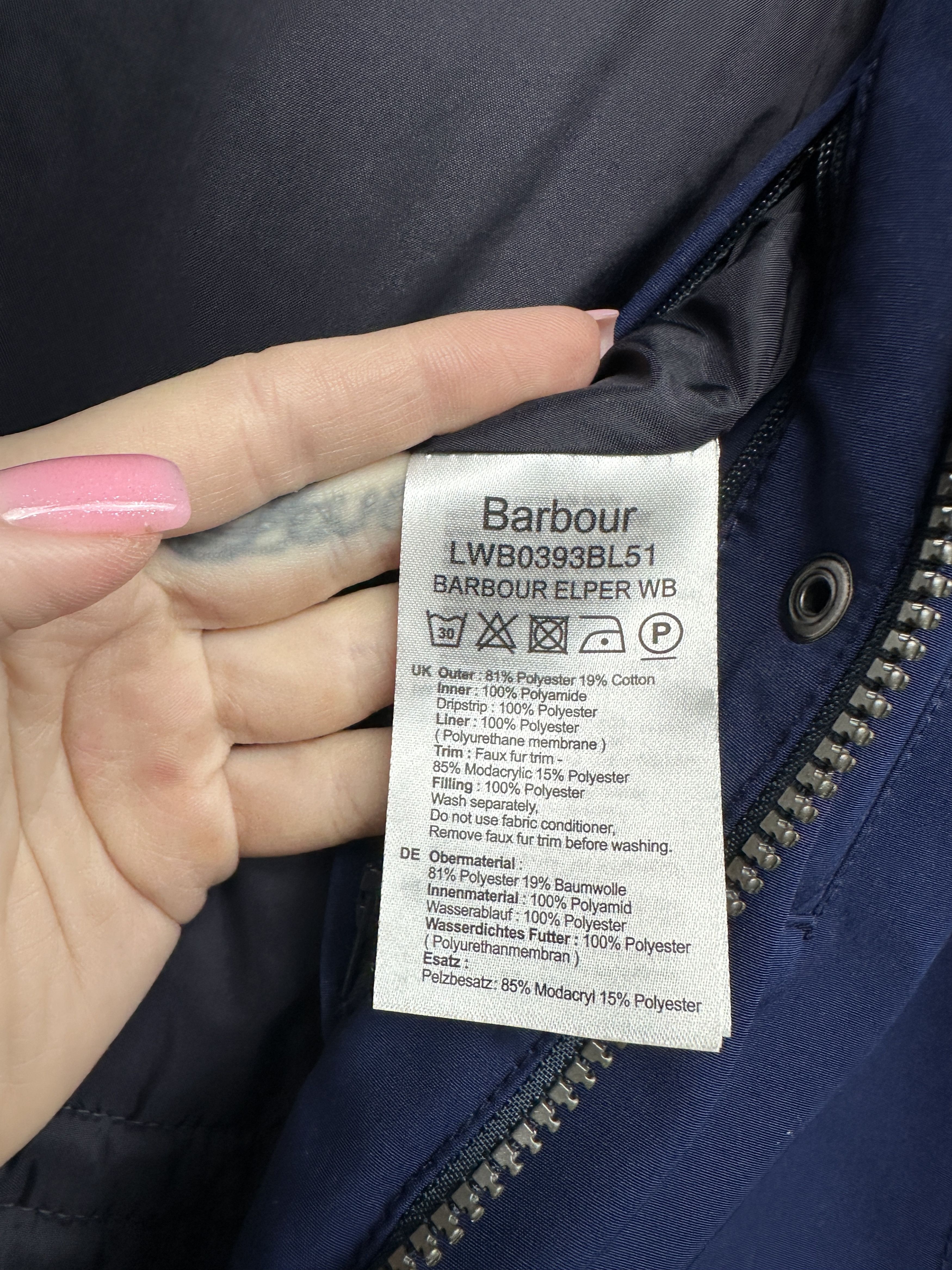Barbour Barbour Womens Waterproof Elper WB Jacket Size M / US 6-8 / IT 42-44 - 8 Thumbnail