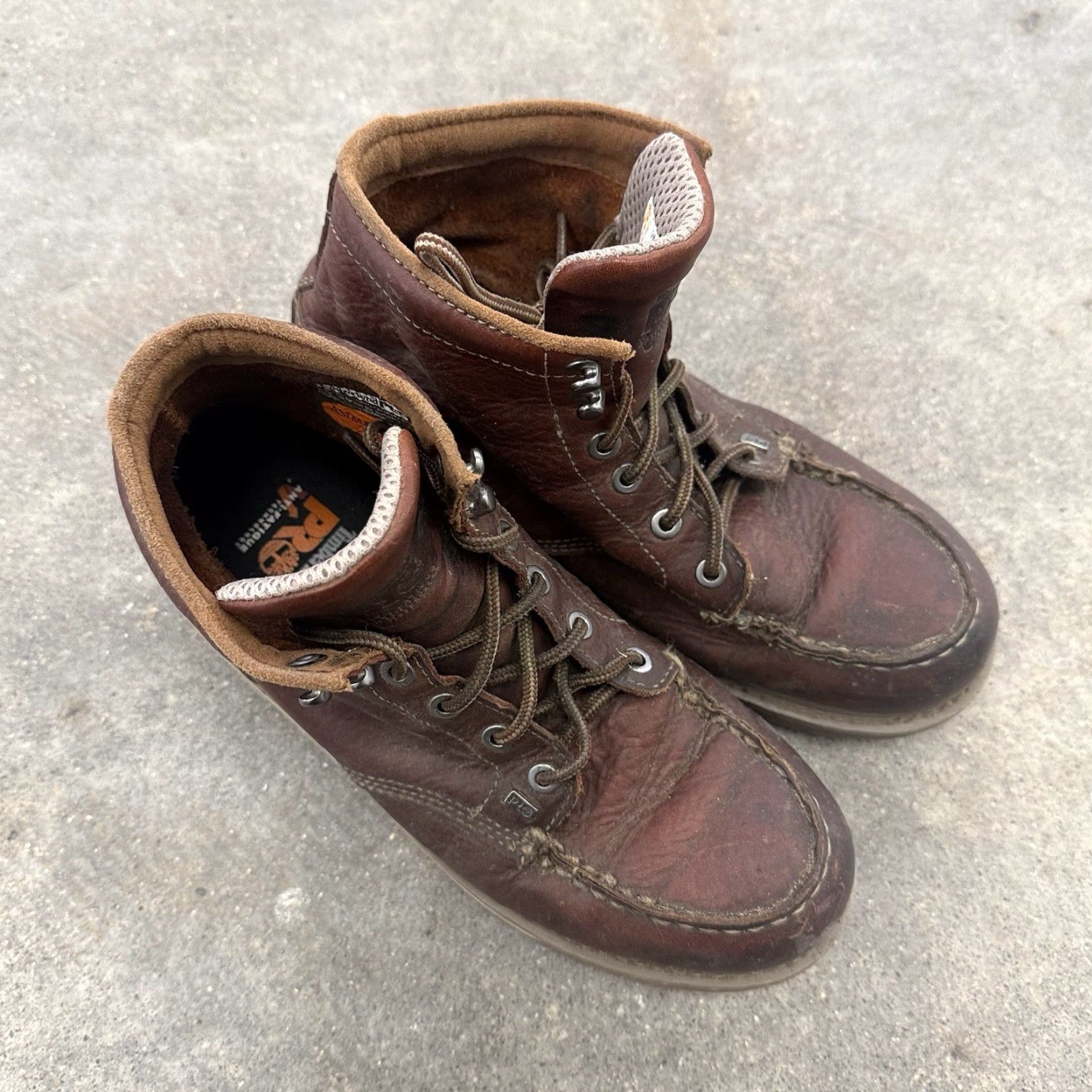 Timberland Timberland Pro Barstow Boot Alloy Toe Brown Mens Size 9 M Insole Foam Leather Upper Leather Outsole Work & Safety Shoes Size US 9 / EU 42 - 2 Thumbnail