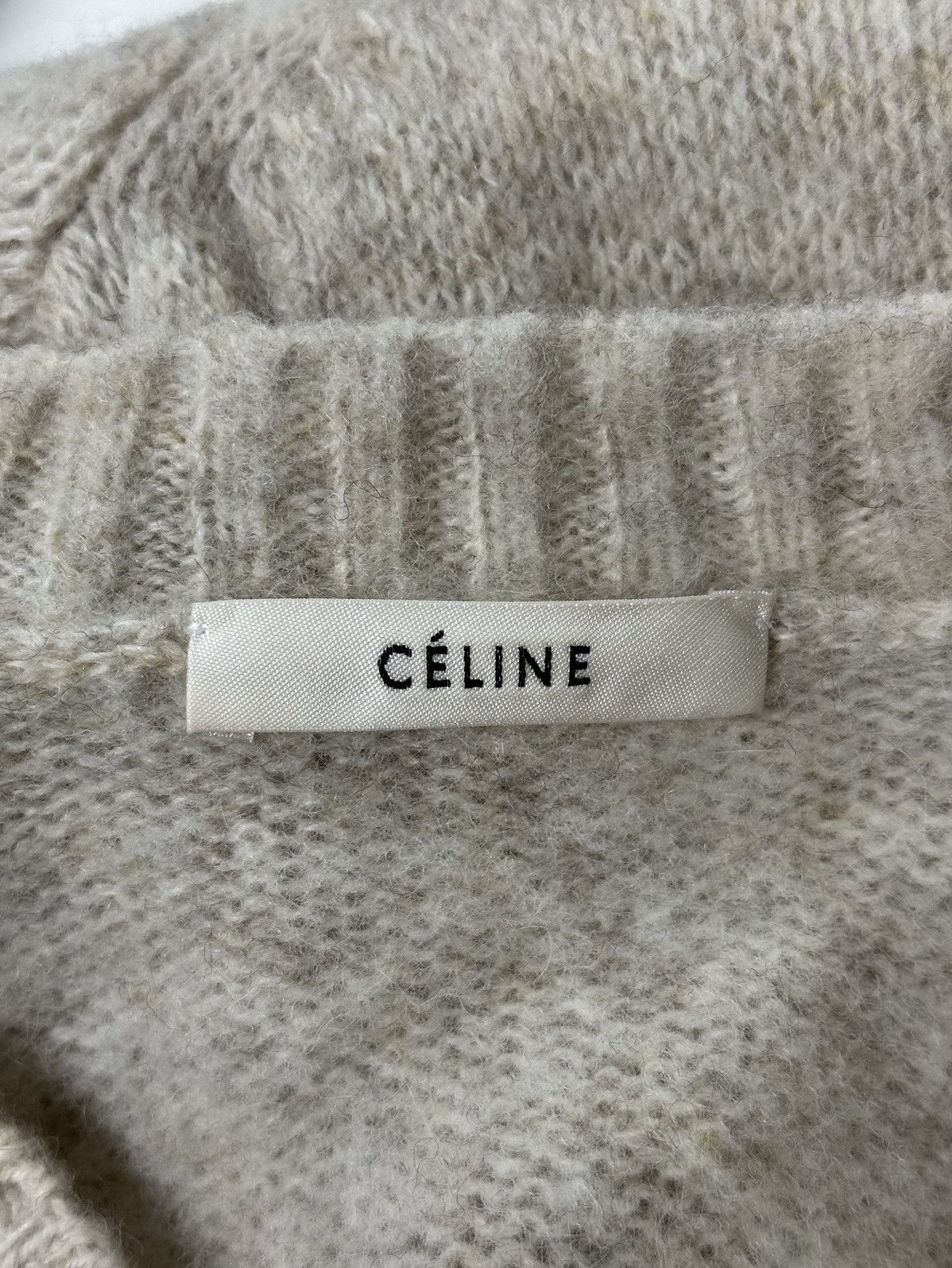 Celine CELINE Pre Fall 2018 Two-in-one Knit Sweater Size S / US 4 / IT 40 - 4 Thumbnail
