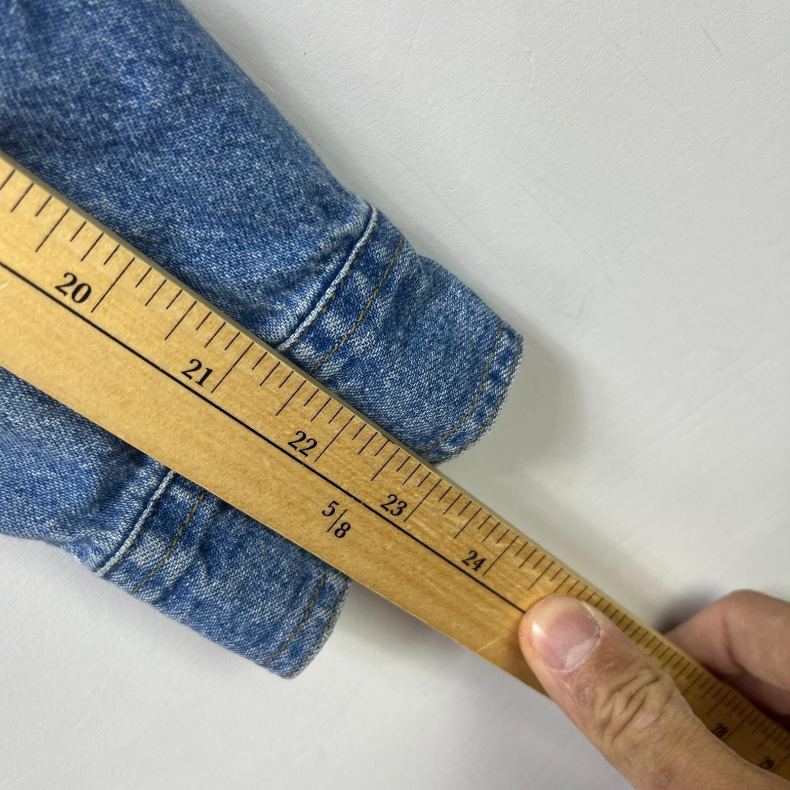 Levi's Vintage 90s Levis Button Up Long Sleeve Shirt Womens Medium Size M / US 6-8 / IT 42-44 - 9 Thumbnail