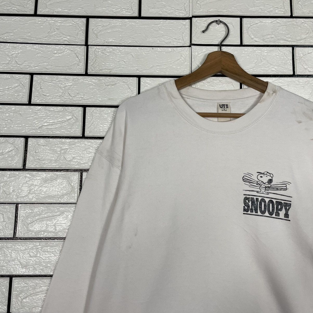 Uniqlo Snoopy Big Print Sweatshirt Size US M / EU 48-50 / 2 - 6 Thumbnail