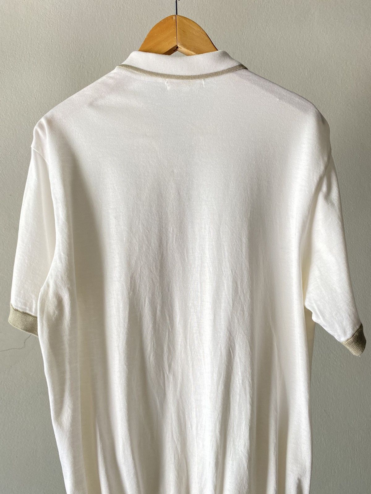 Nina Ricci NINA RICCI Sports PARIS Vintage White Knit Top Size L / US 10 / IT 46 - 12 Thumbnail