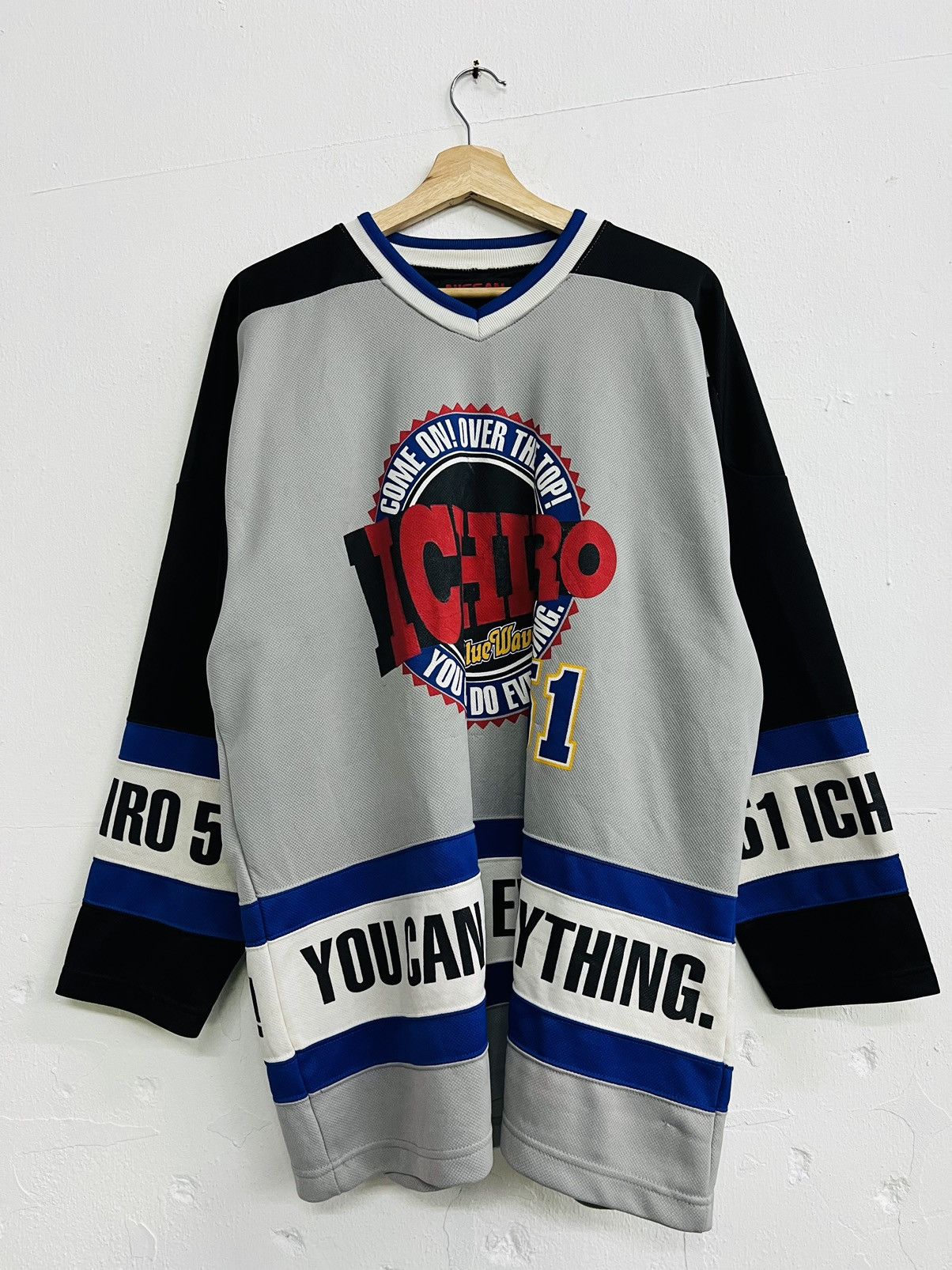 Vintage Vintage Nissan Ichiro 51 Raglan Jersey Size US XL / EU 56 / 4 - 3 Thumbnail