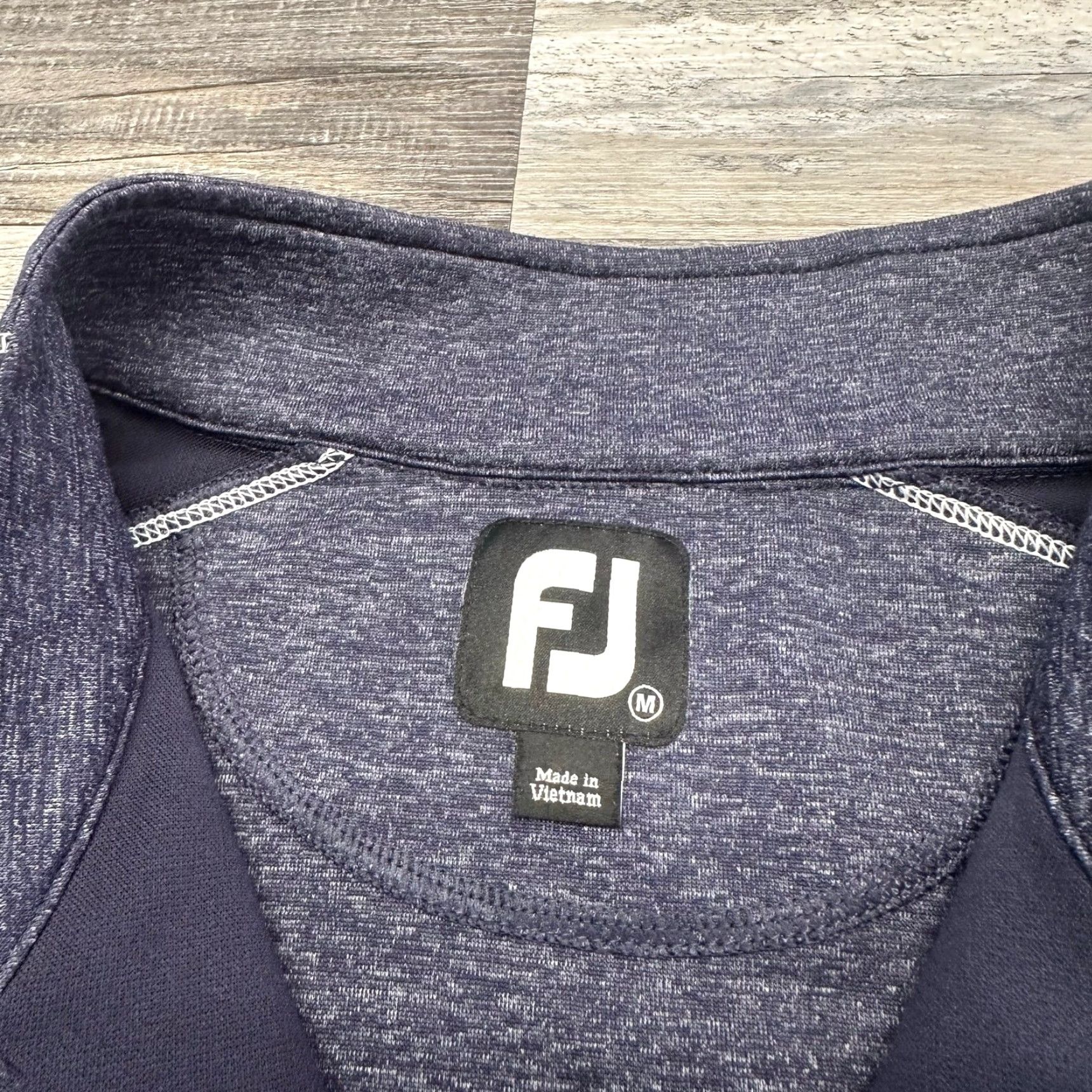Footjoy Footjoy Ohio Cup Blue Mens M Athletic 1/4 Zip Golf Golfer Sweatshirt Size US M / EU 48-50 / 2 - 5 Thumbnail