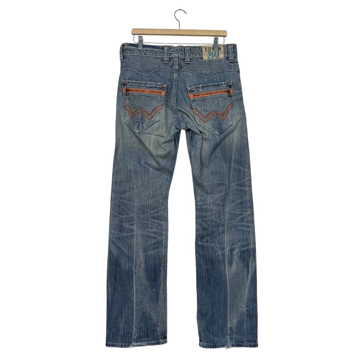 Edwin Vintage Edwin Distressed Workwear Denim Jeans Size US 34 / EU 50 - 5 Thumbnail