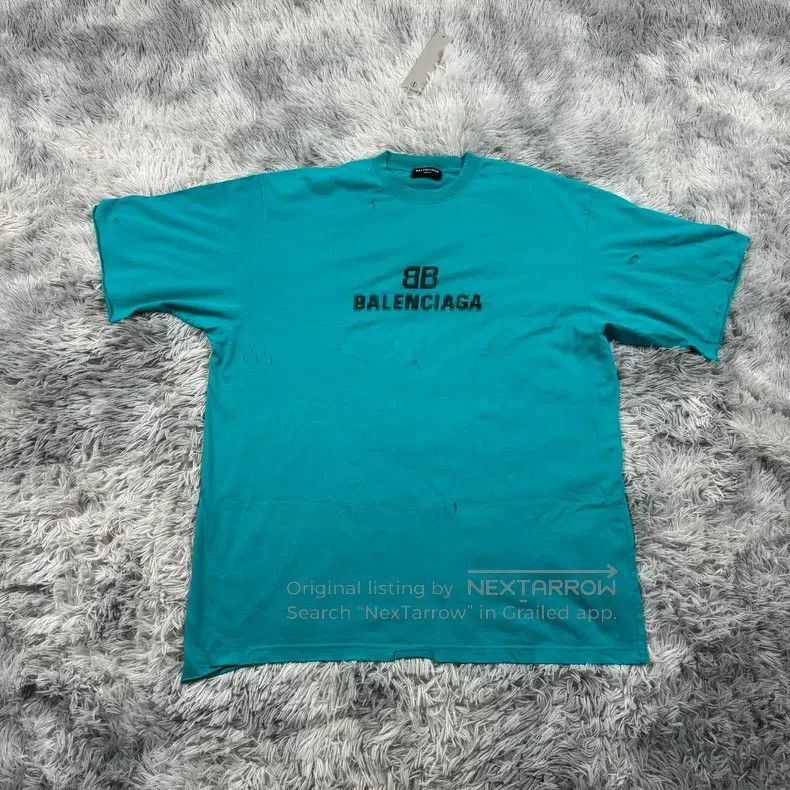 Balenciaga Balenciaga Destruction Short Sleeve Size US S / EU 44-46 / 1 - 1 Thumbnail