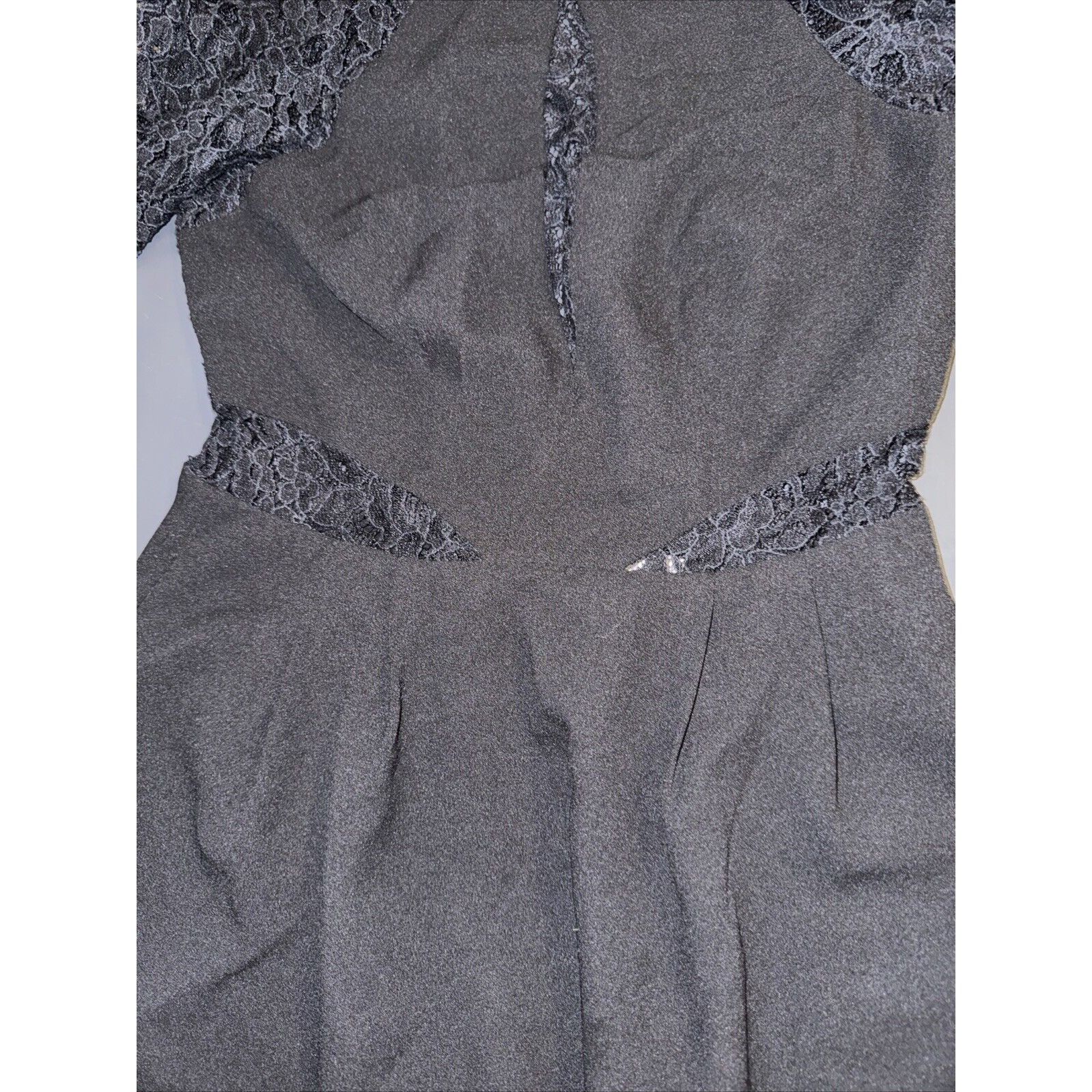Other KEEPSAKE BLACK GOTH LACE Long SLEEVE OPEN BACK WOMEN'S PARTY Size XS / US 0-2 / IT 36-38 - 20 Thumbnail