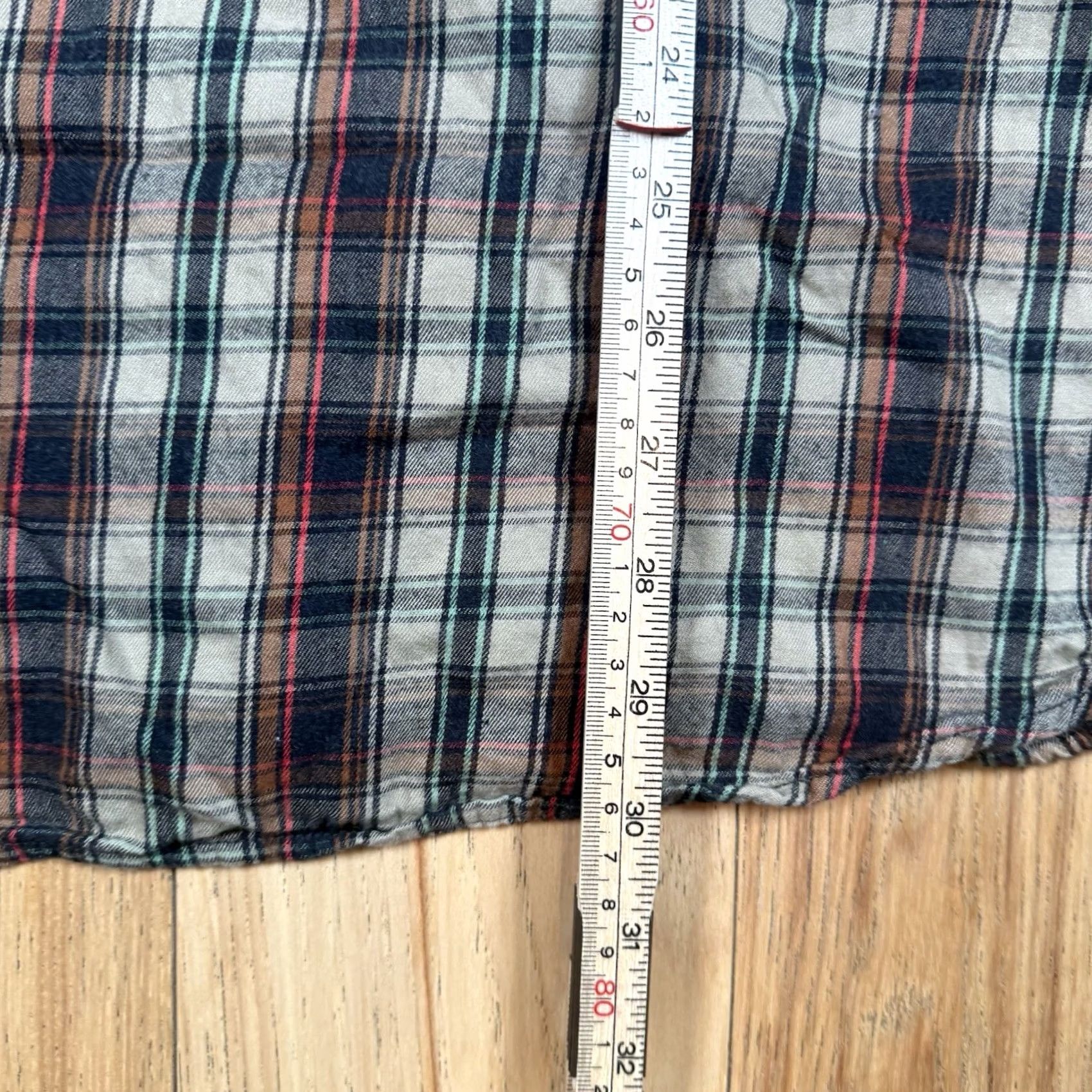 Prana Prana Shirt Mens XXL Slim Fit Flannel Button Long Sleeve Plaid Lightweight Multicolor Size US XXL / EU 58 / 5 - 7 Thumbnail