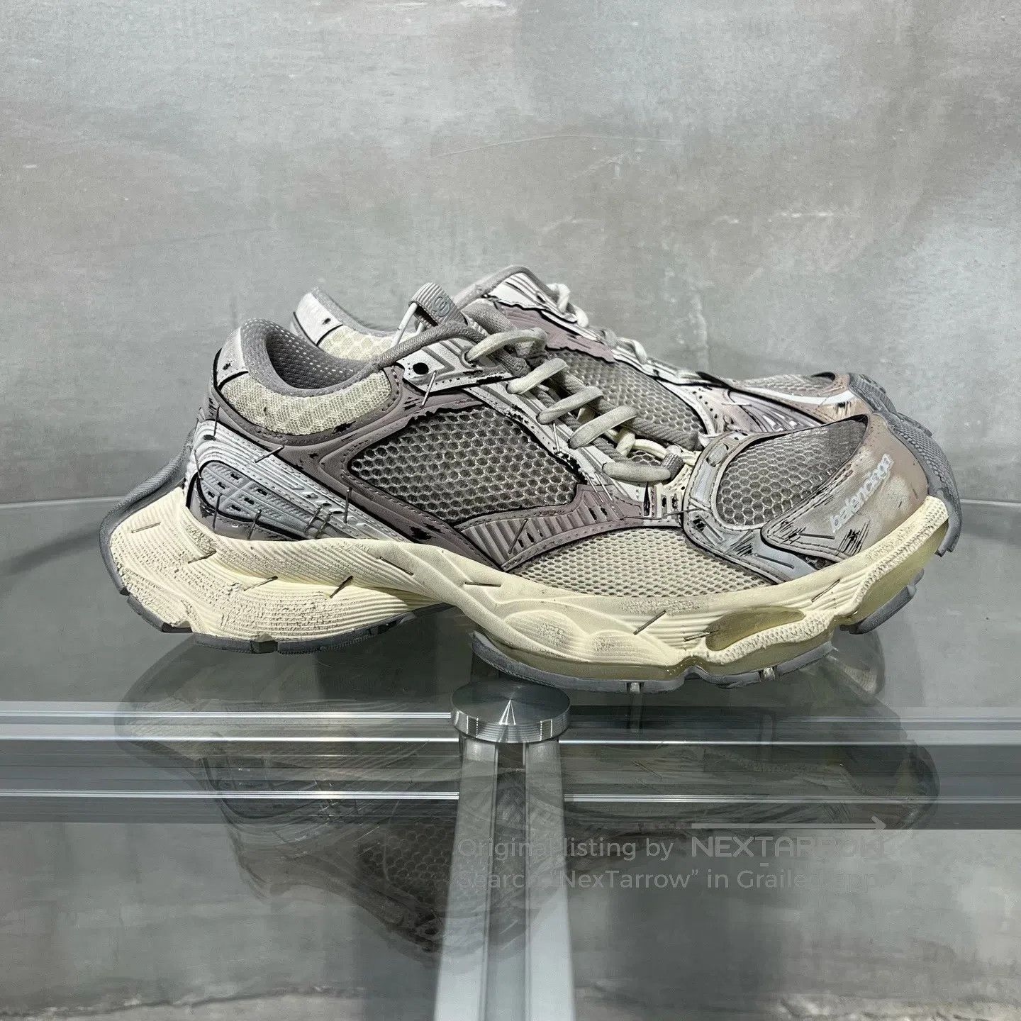 Balenciaga Balenciaga Stapler Gray shoes Size US 7.5 / IT 37.5 - 4 Thumbnail