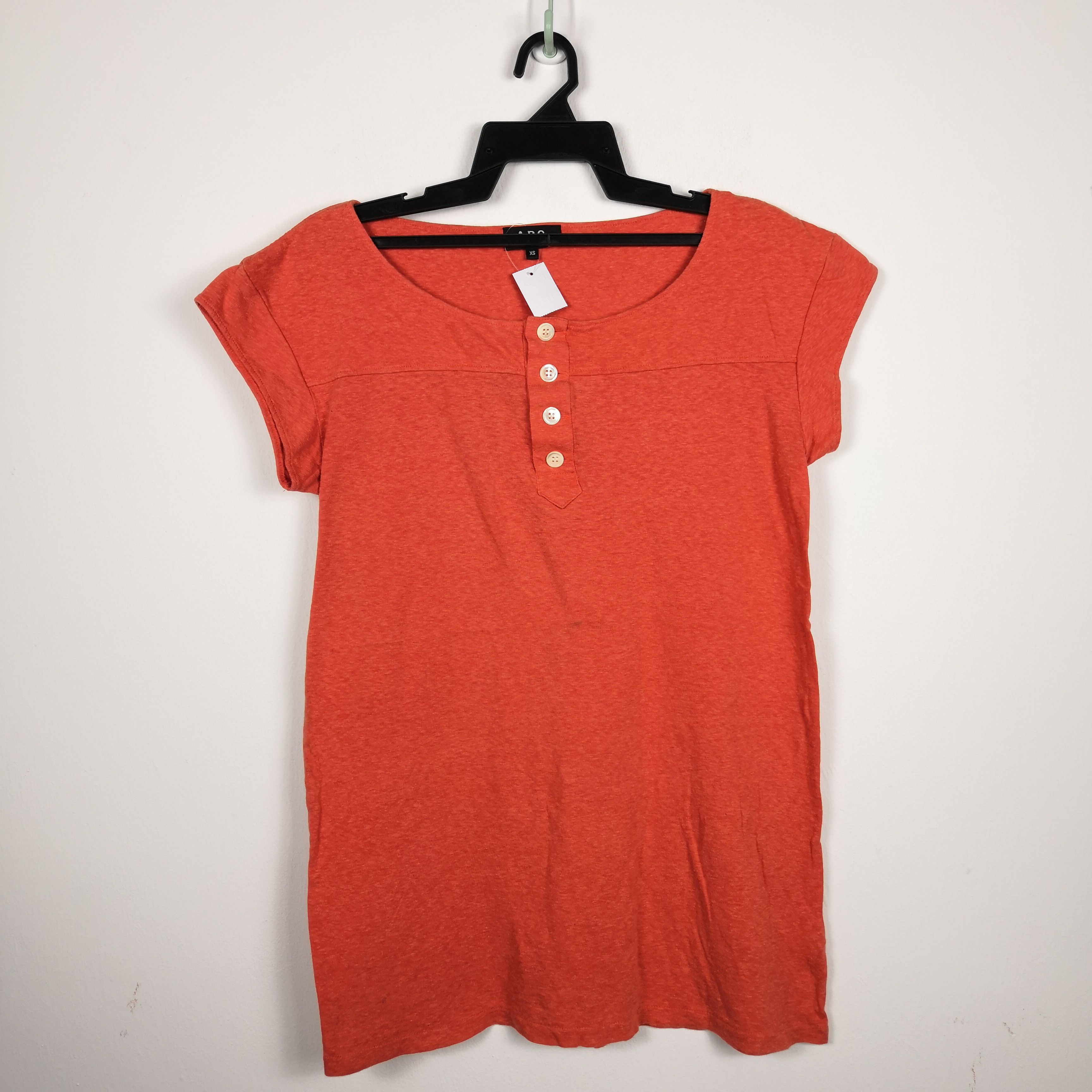 A.P.C. Vintage 90s ApC Ladies Women Tees T Shirt Size XS / US 0-2 / IT 36-38 - 2 Thumbnail