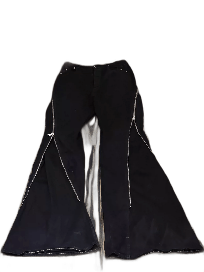 Rick Owens rick owens drkshdw banana bolan bootcut pants-2508 Size US 34 / EU 50 - 1 Thumbnail