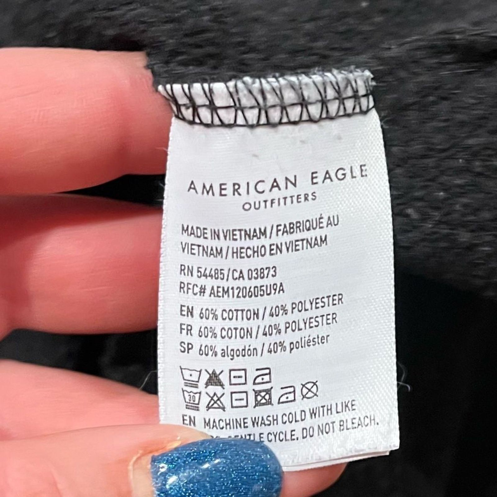 American Eagle Outfitters American Eagle Ahh-Mazingly Soft Cropped Sweatshirt Fleece S Size S / US 4 / IT 40 - 3 Thumbnail