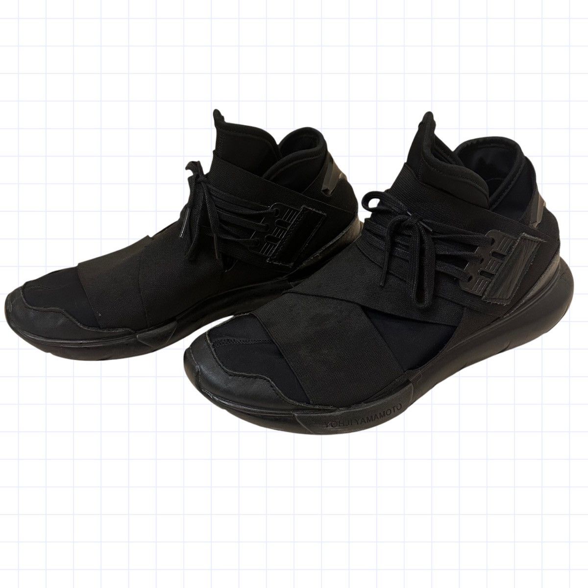 Adidas × Y-3 Y-3 Qasa Adidas 9.5 Black Sneaker Qaza Size US 9.5 / EU 42-43 - 1 Thumbnail