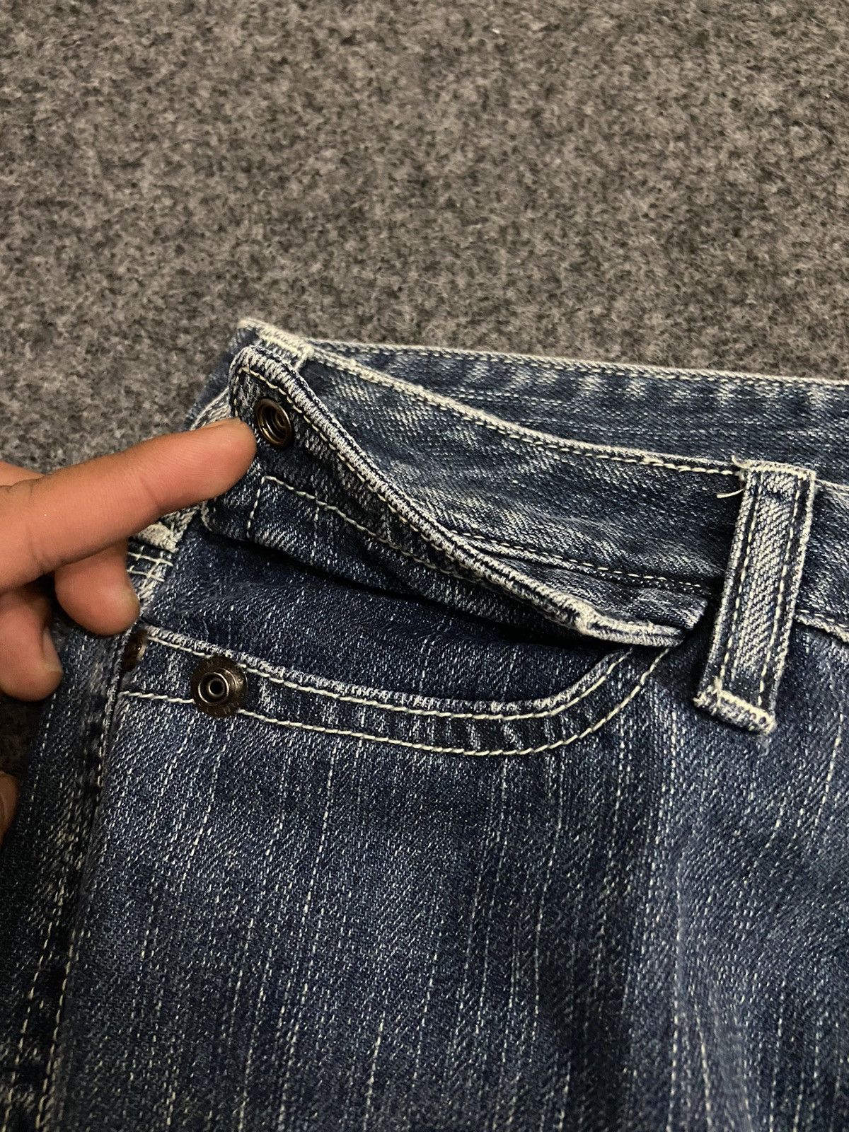 Beauty Beast × If Six Was Nine × Japanese Brand Vintage y2k denim pants Size 25" / US 0 / IT 36 - 6 Thumbnail