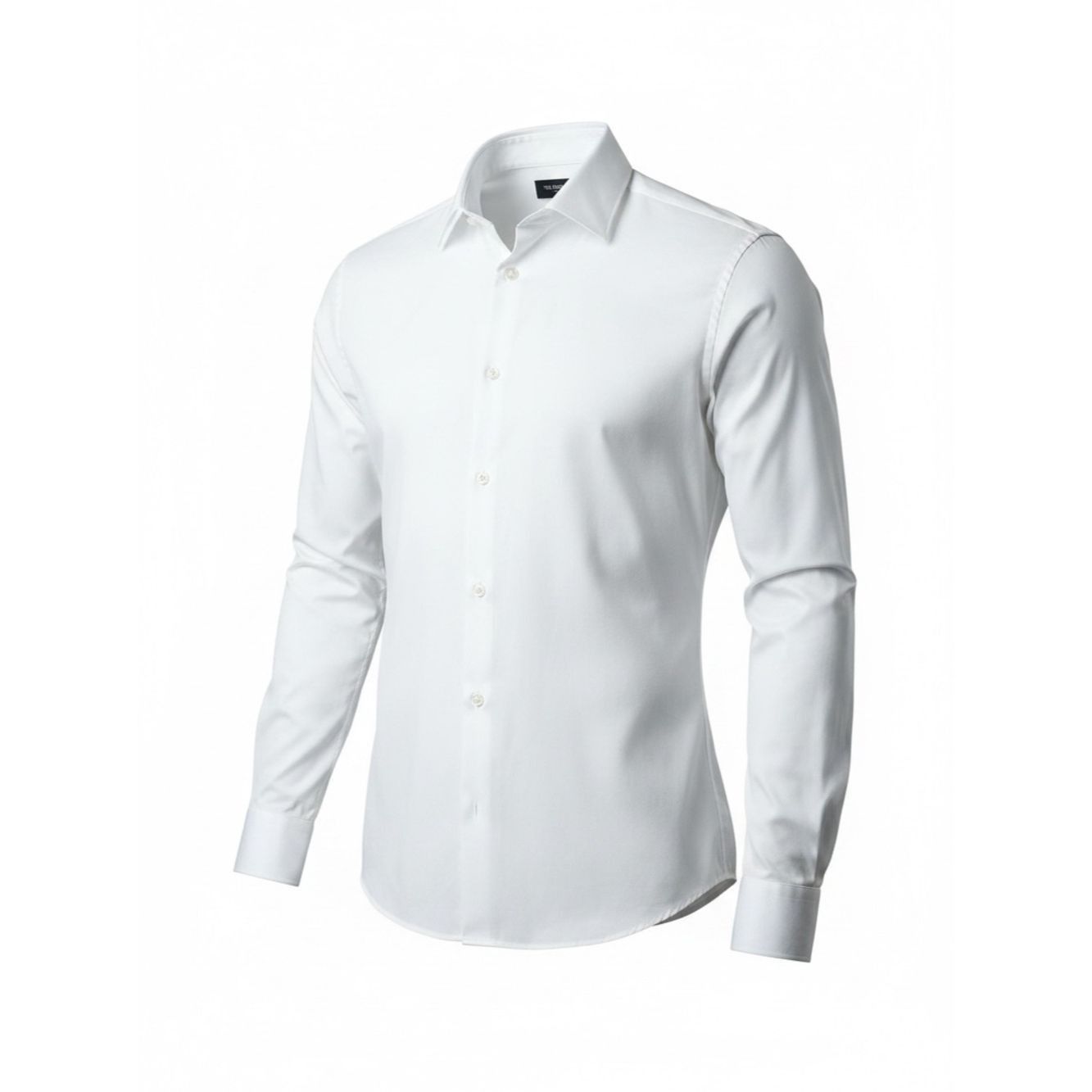 The Kooples The Kooples Paris White Slim Fit Diamond Weave Dress Shirt Size US XL / EU 56 / 4 - 1 Thumbnail