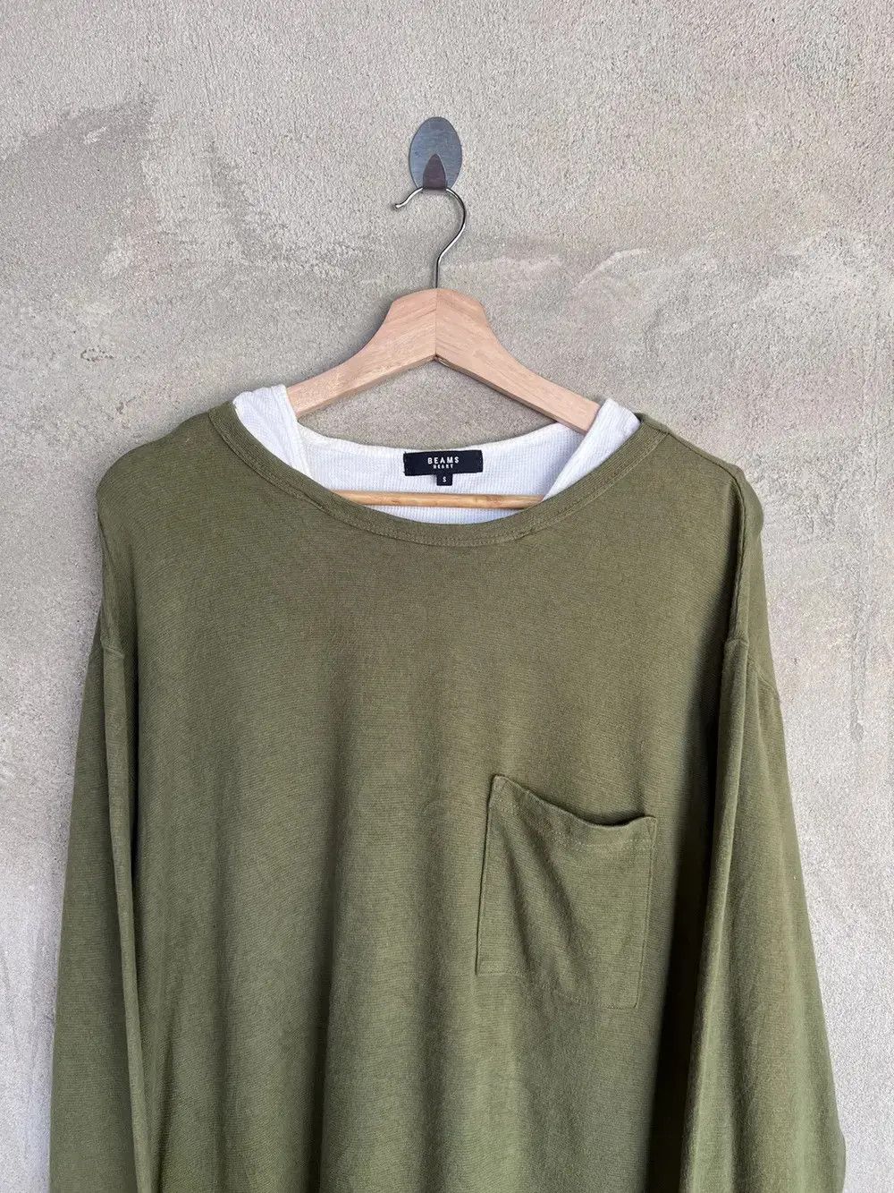Beams Plus Beams Heart Plain Long Sleeve Size US S / EU 44-46 / 1 - 3 Thumbnail