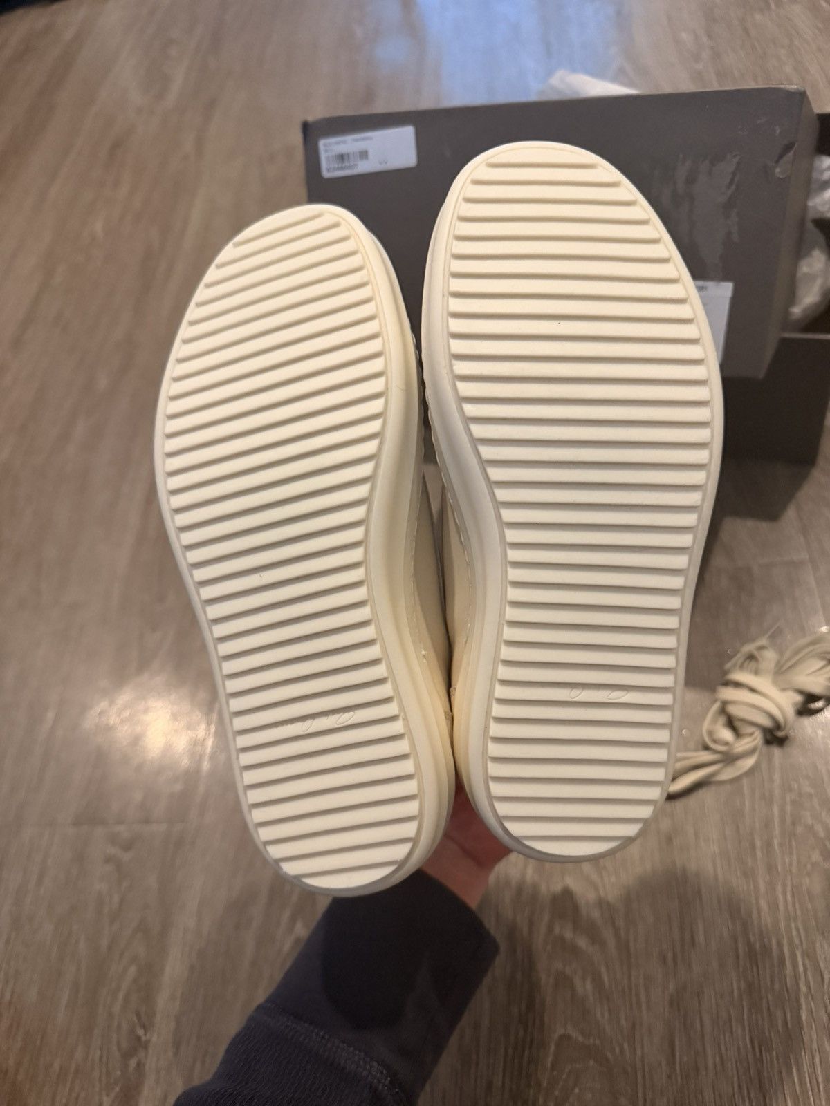 Rick Owens Rick Owens Triple Milk Vintage Sneaks Vans Size 36.5 New Size US 5 / EU 37 - 6 Thumbnail