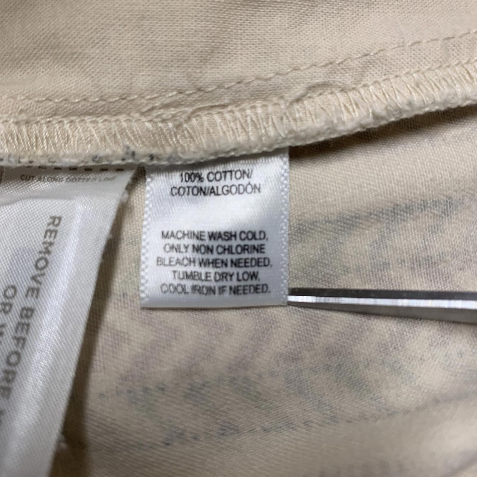 Other LOFT Women's Sz 2 Neutral Beige Vertical Striped Shorts Size 26" / US 2 / IT 38 - 6 Thumbnail