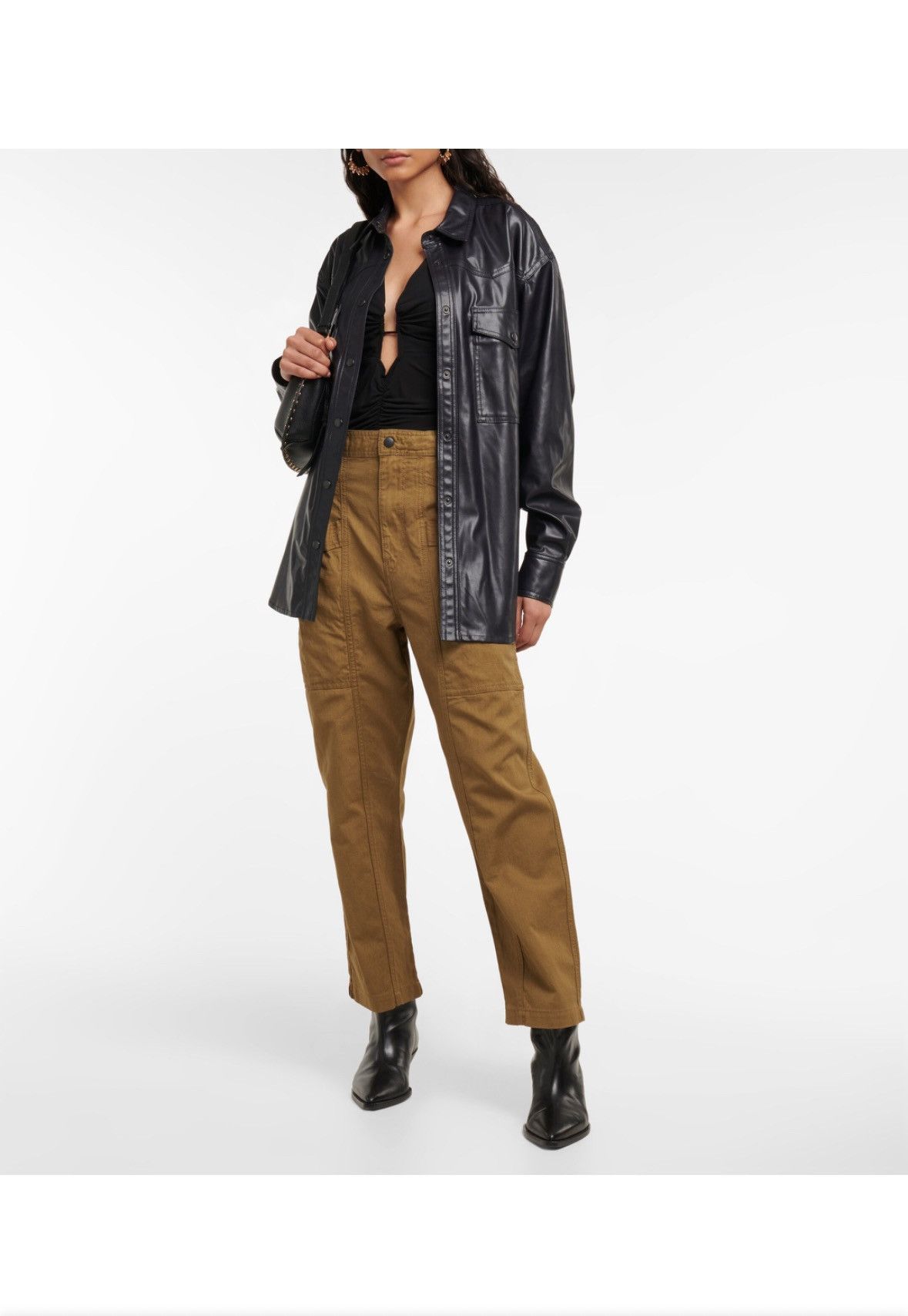 Isabel Marant Etoile Isabel Marant Etoile Pandore Trousers Straight High Waist Size 32" / US 10 / IT 46 - 2 Thumbnail