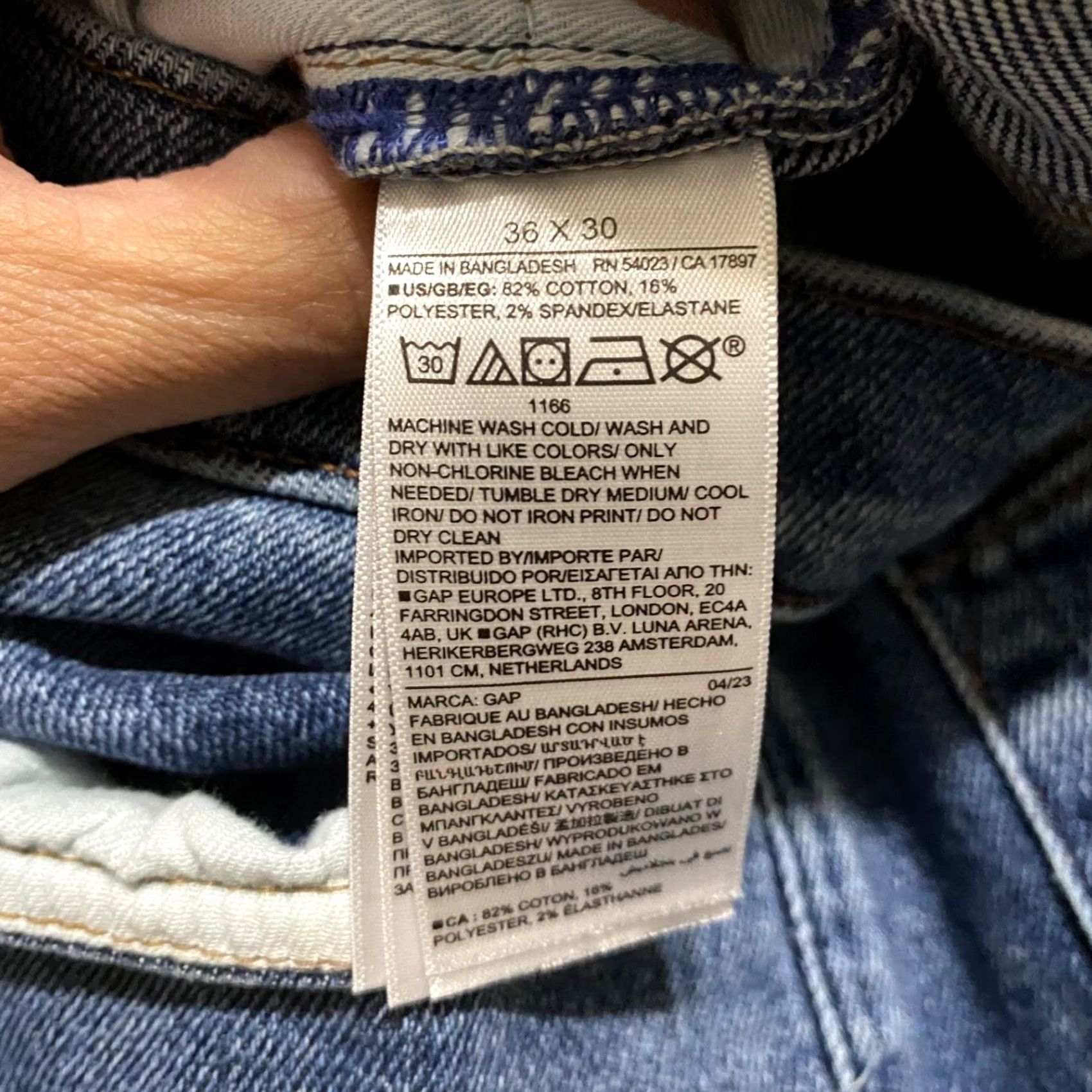 Gap Gap Jeans Men 36x30 Blue Denim Skinny Mid Rise Gapflex Shirt Jeans Mens 90s Vintage No Size US 36 / EU 52 - 4 Thumbnail