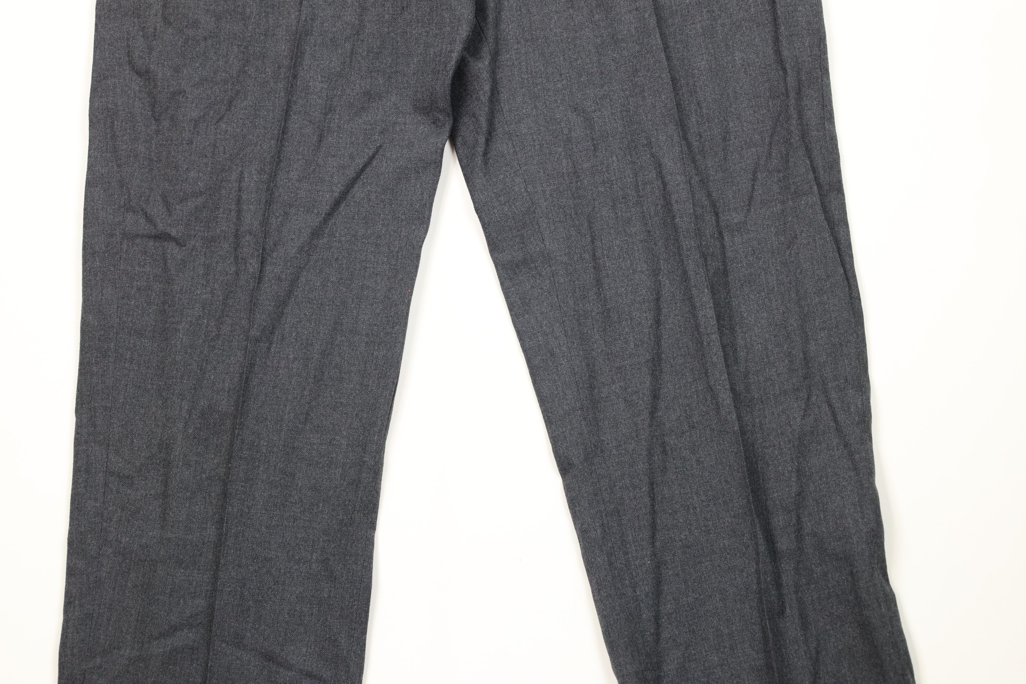 Vintage Deadstock Vintage 60s 70s Streetwear Wool Chino Pants Gray Size US 38 / EU 54 - 3 Thumbnail
