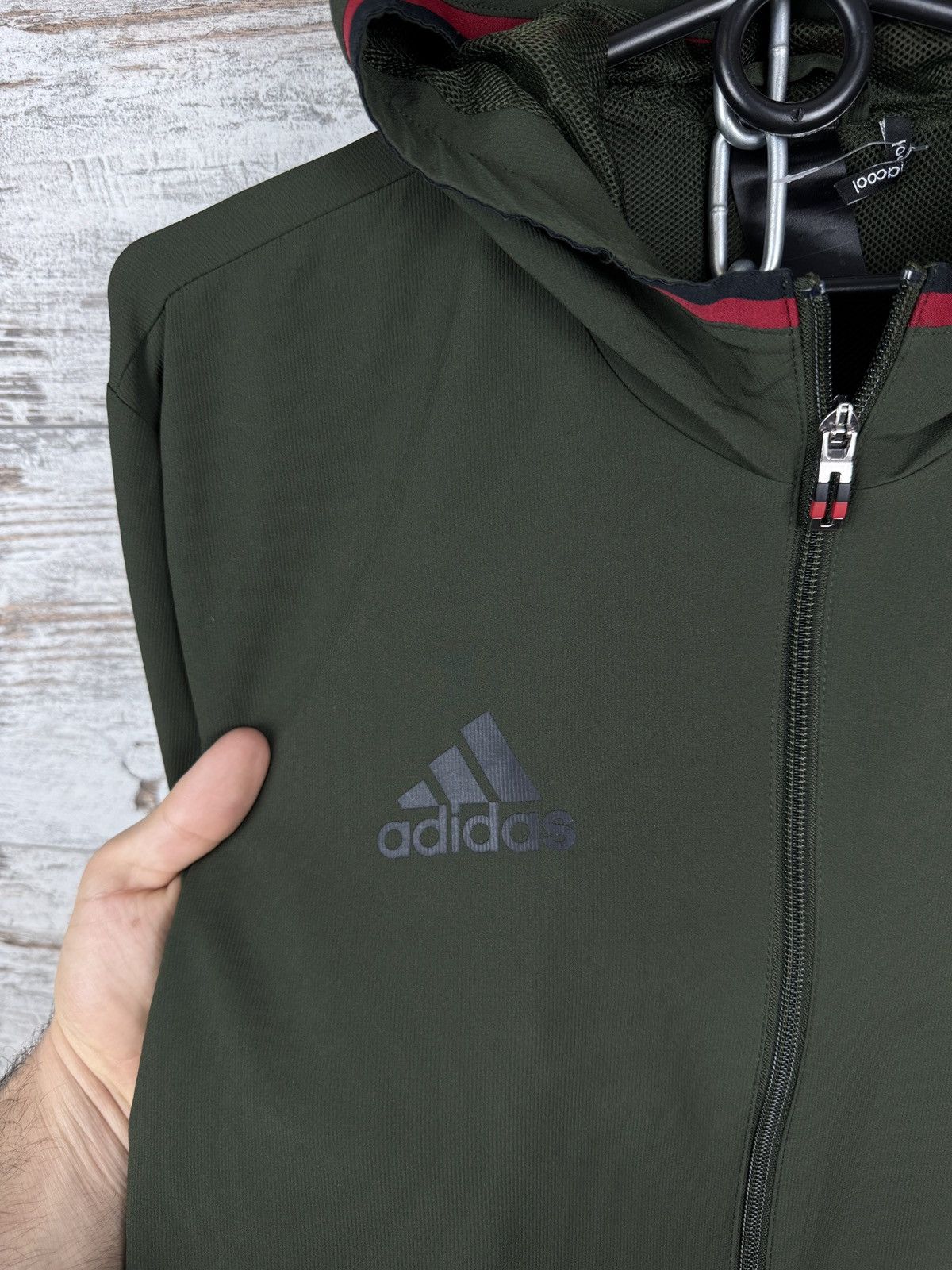 Adidas Mens Vintage Adidas AC Milan Jacket soccer Olympic football Size US M / EU 48-50 / 2 - 6 Thumbnail