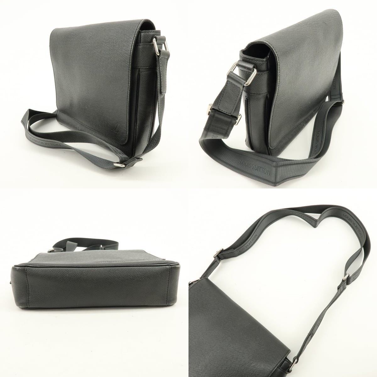 Louis Vuitton Louis Vuitton Taiga Victor Shoulder Bag Crossbody Black Size ONE SIZE - 3 Thumbnail