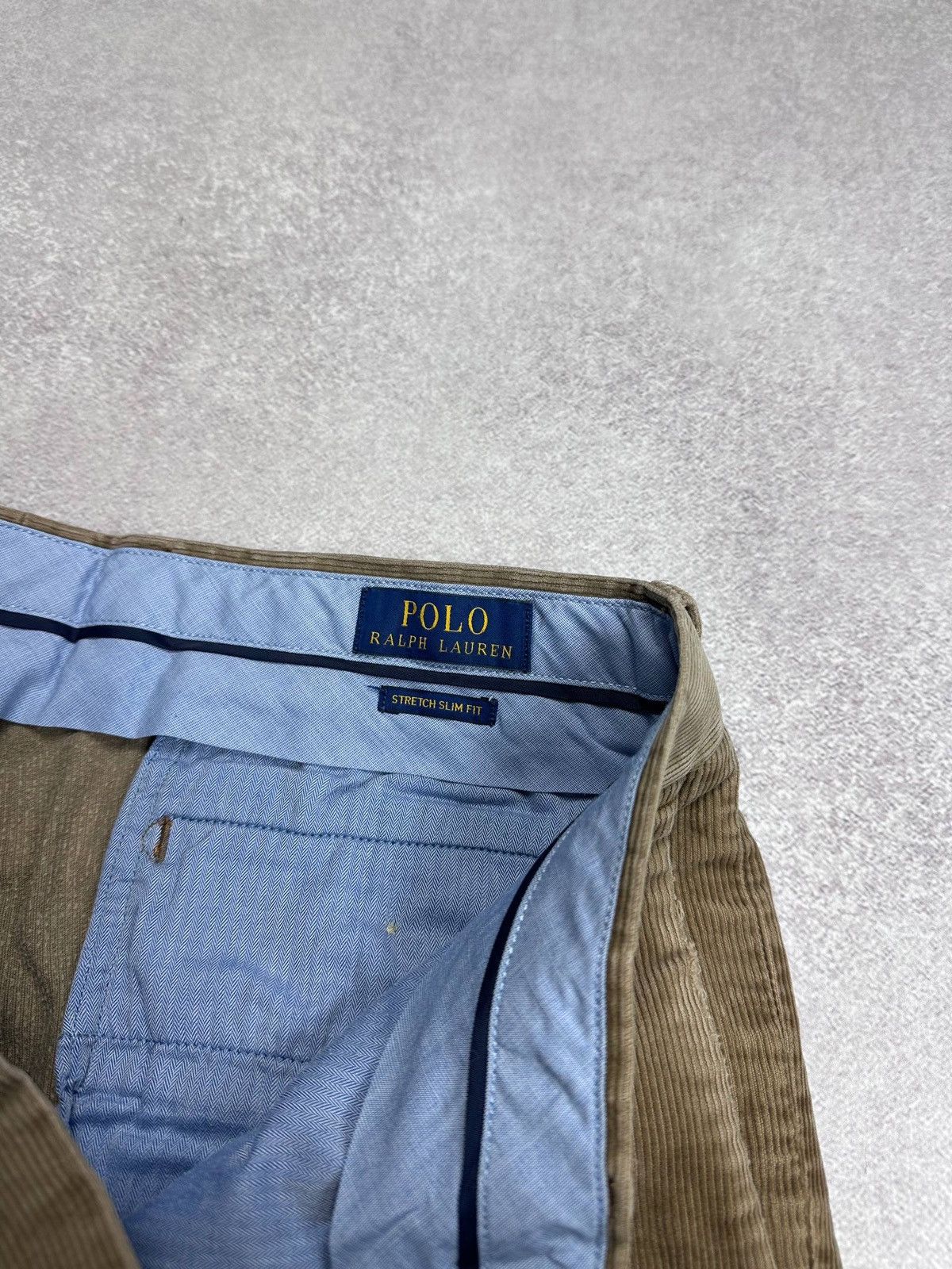 Polo Ralph Lauren Vintage Polo Ralph Lauren Corduroy Chino Pants 33x34 Size US 33 - 3 Thumbnail