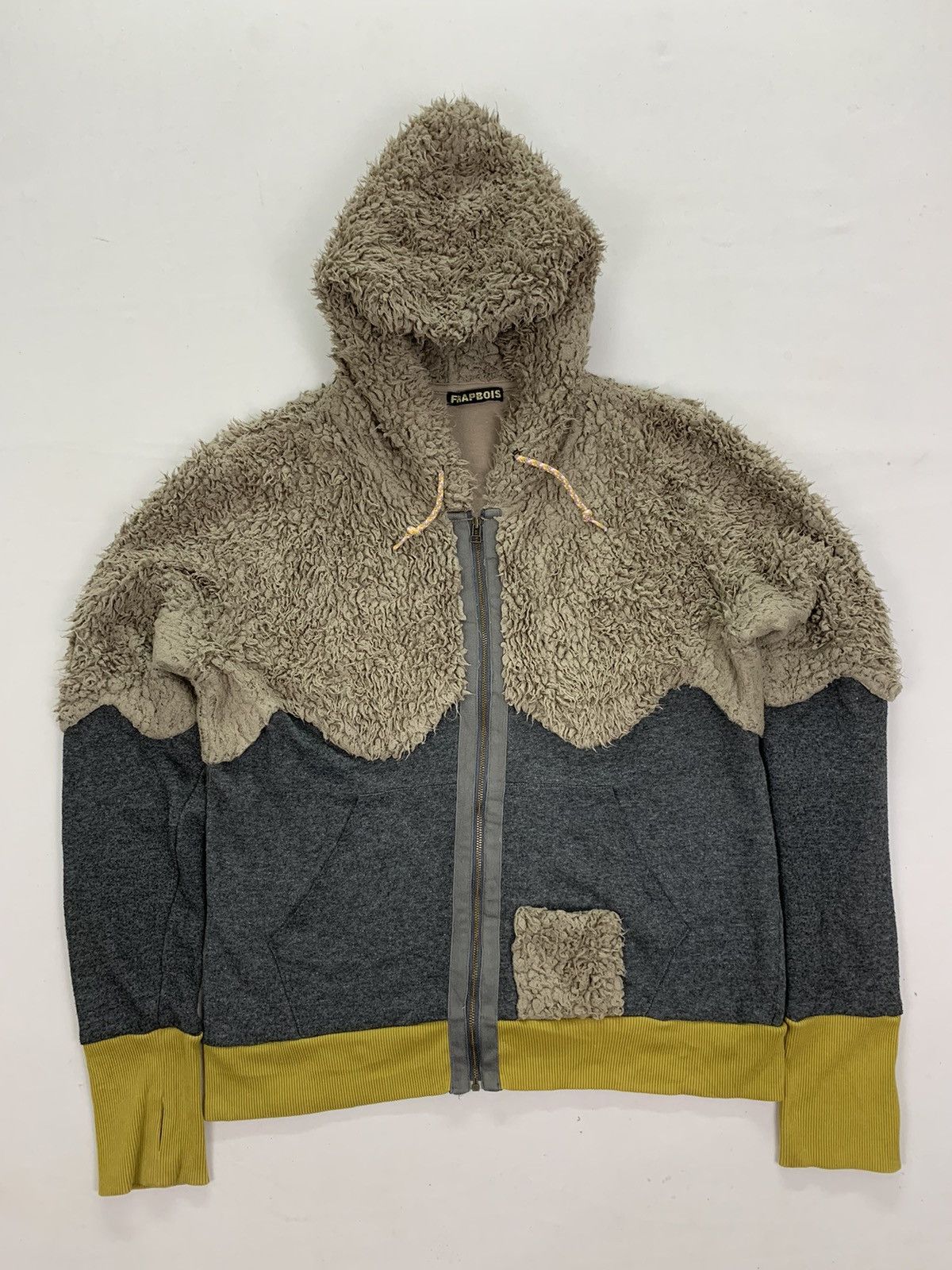 Frapbois × Issey Miyake Dope 🔥 vintage frapbois hoodie with fur Size ONE SIZE - 1 Thumbnail